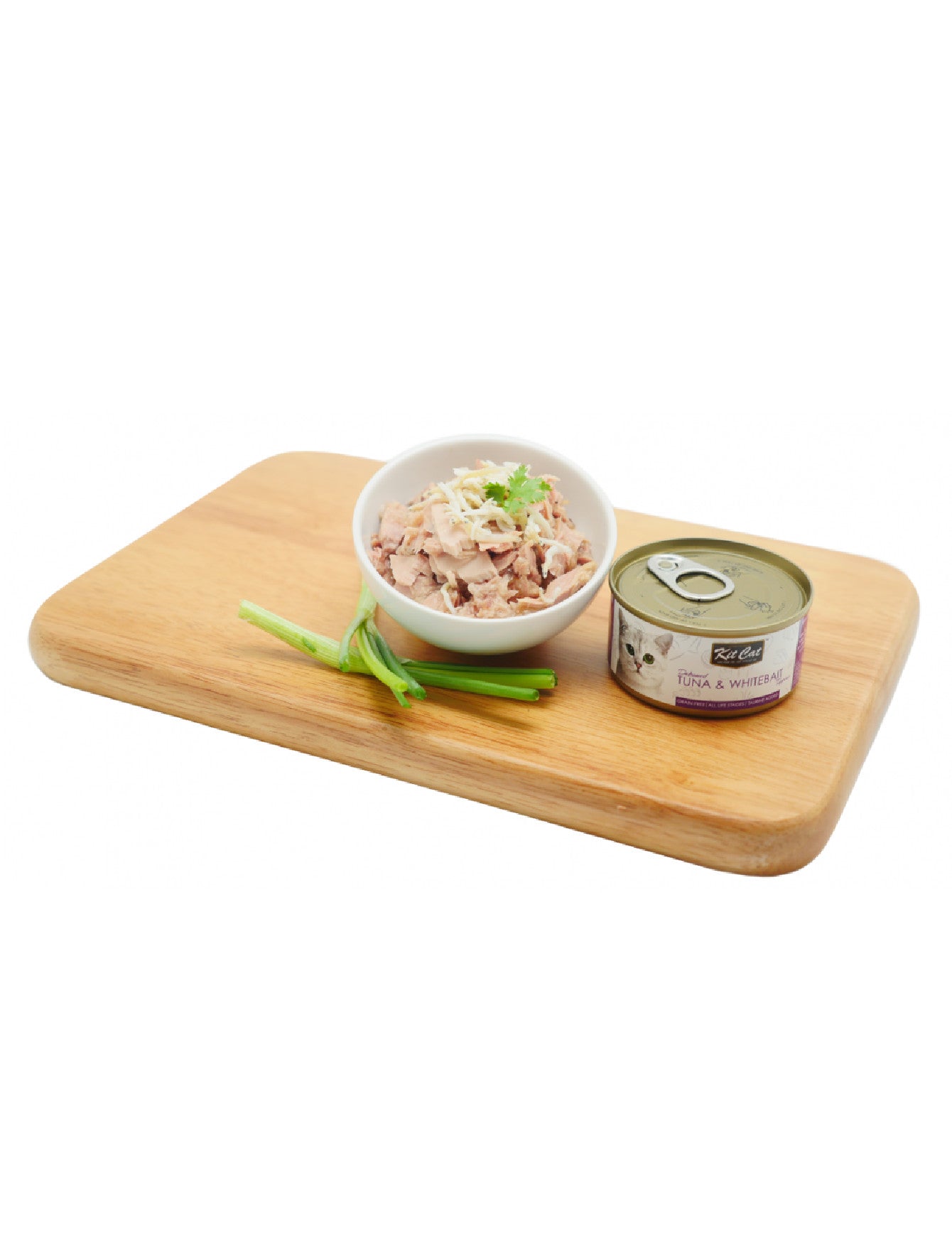 Kit Cat 80g Deboned Toppers Canned Tuna & Whitebait Wet Cat Food image 3