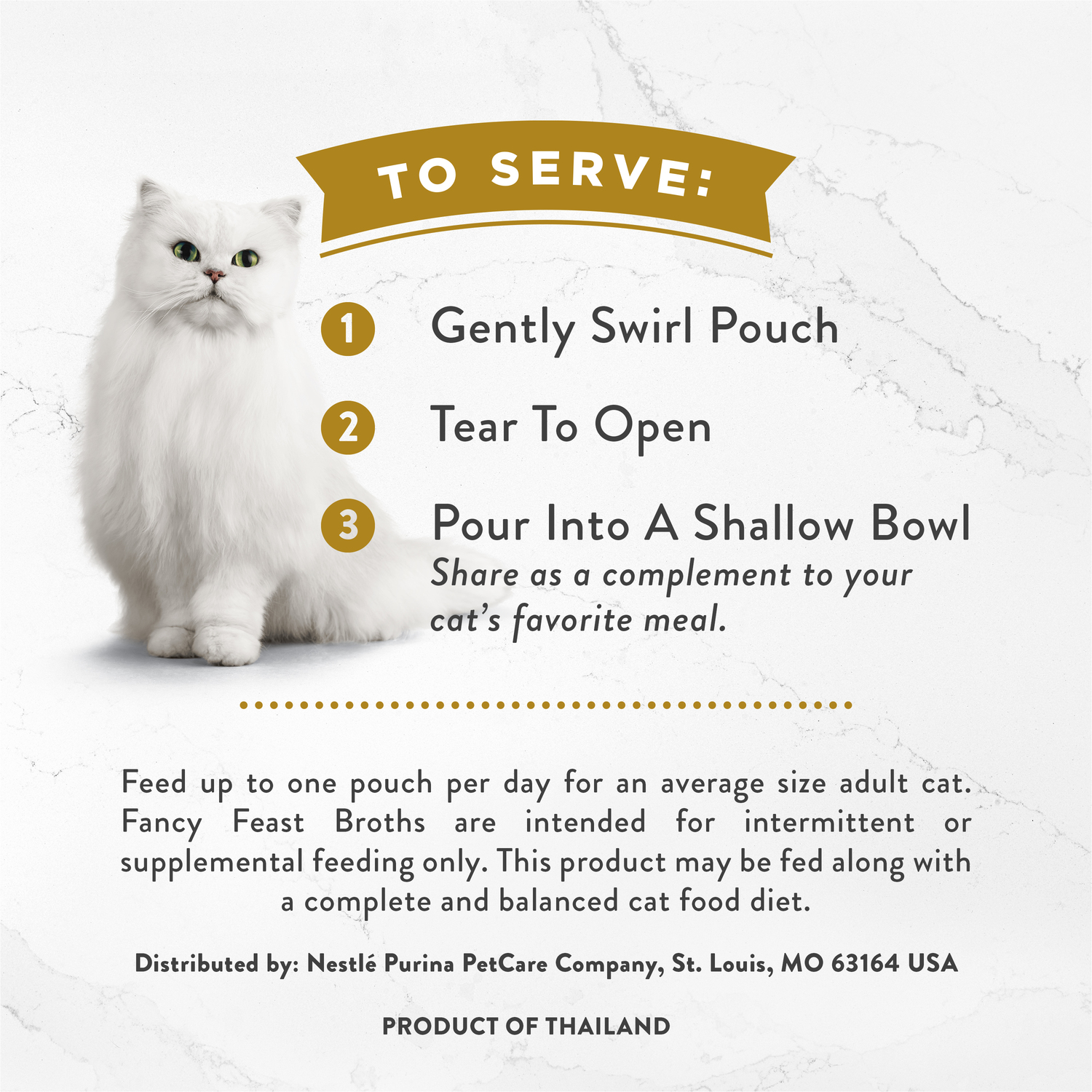 Fancy Feast Cat 40g Broths Classic Tuna, Anchovies & Whitefish Wet Cat Food image 7