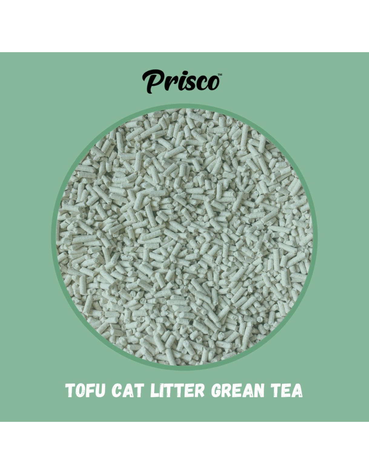 Prisco Tofu Cat Litter 7L Green Tea image 2