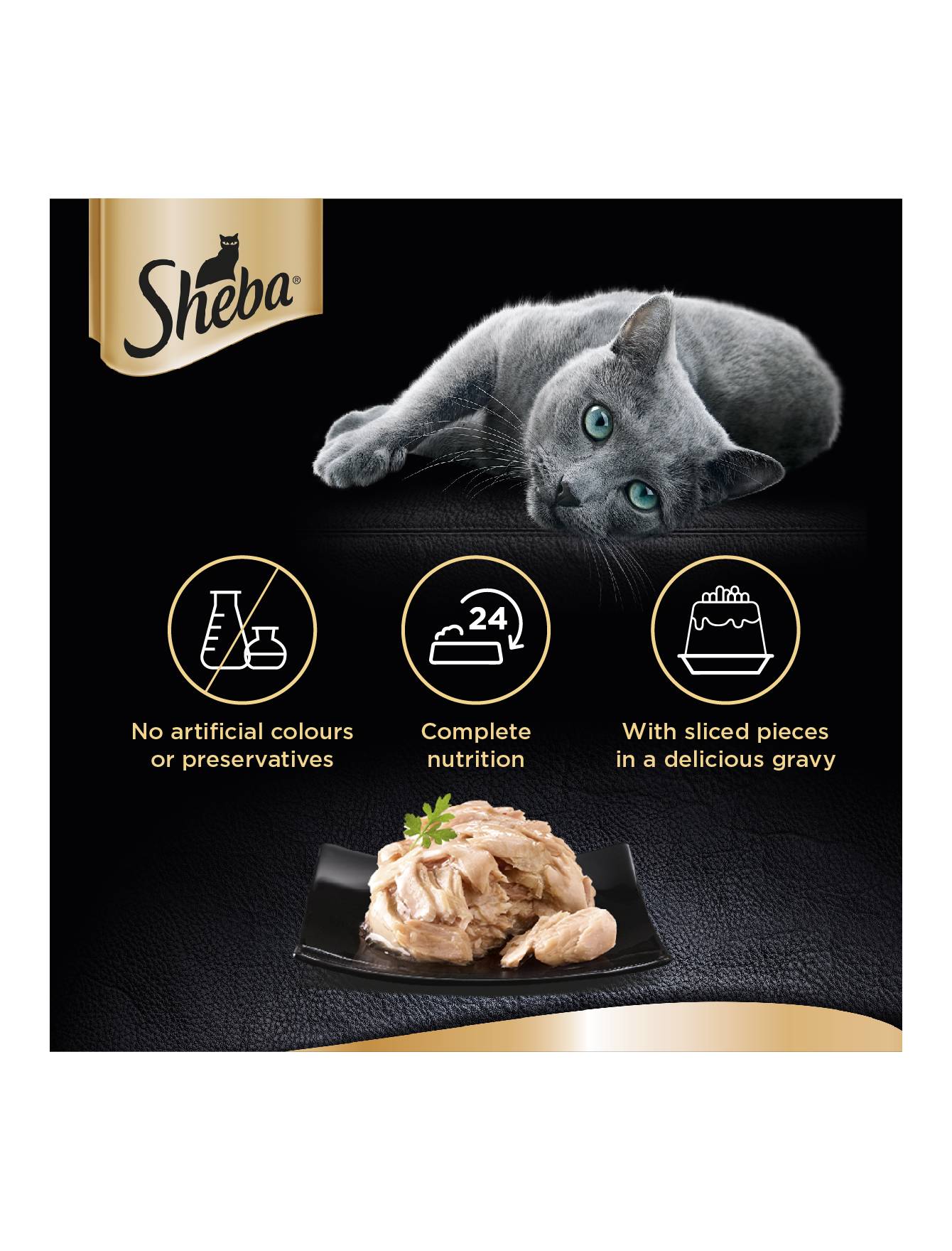 Sheba 85g Tuna with Prawn in Jelly Wet Cat Food image 6