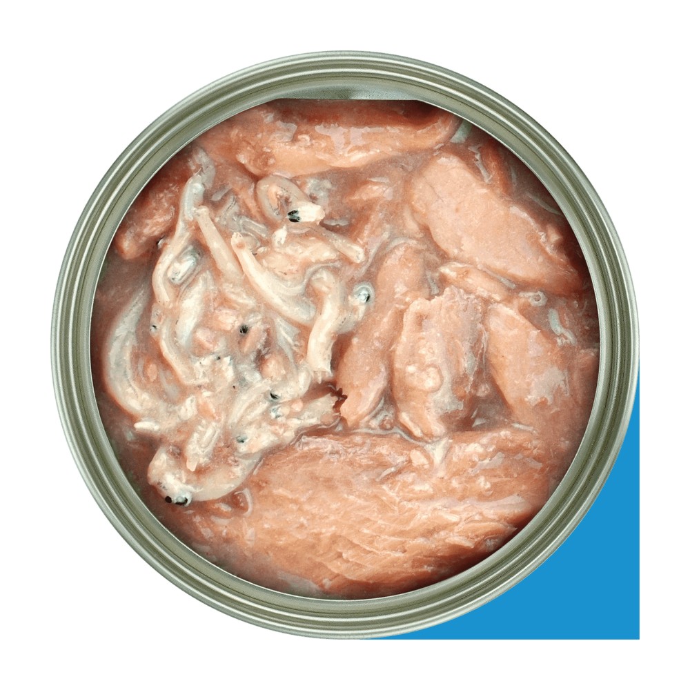 Fussie Cat Goat Milk 70g Tuna With Small Anchovies In Gravy Wet Cat Food image 2