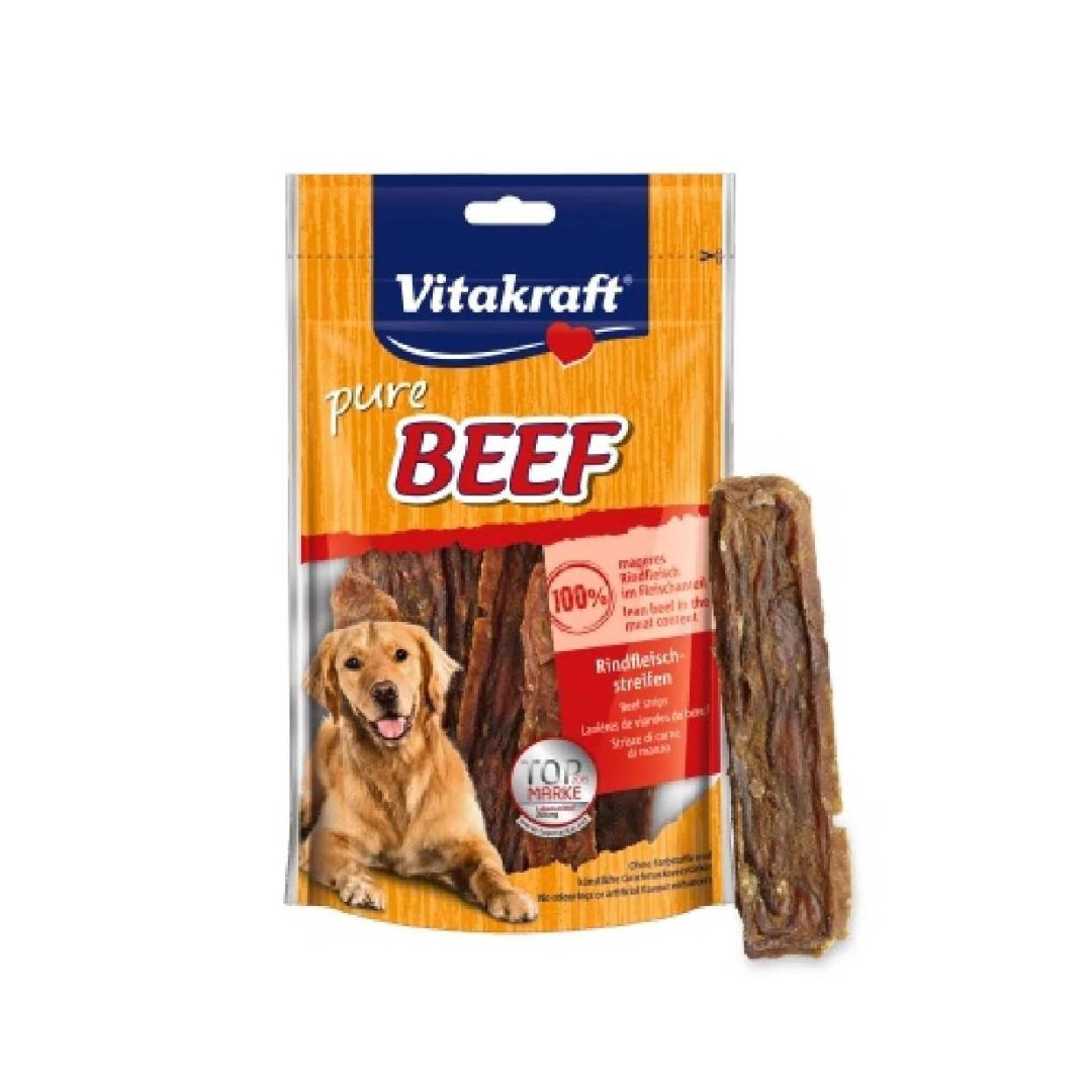 Vitakraft Dog 80g Beef Strips Dog Treats image 2