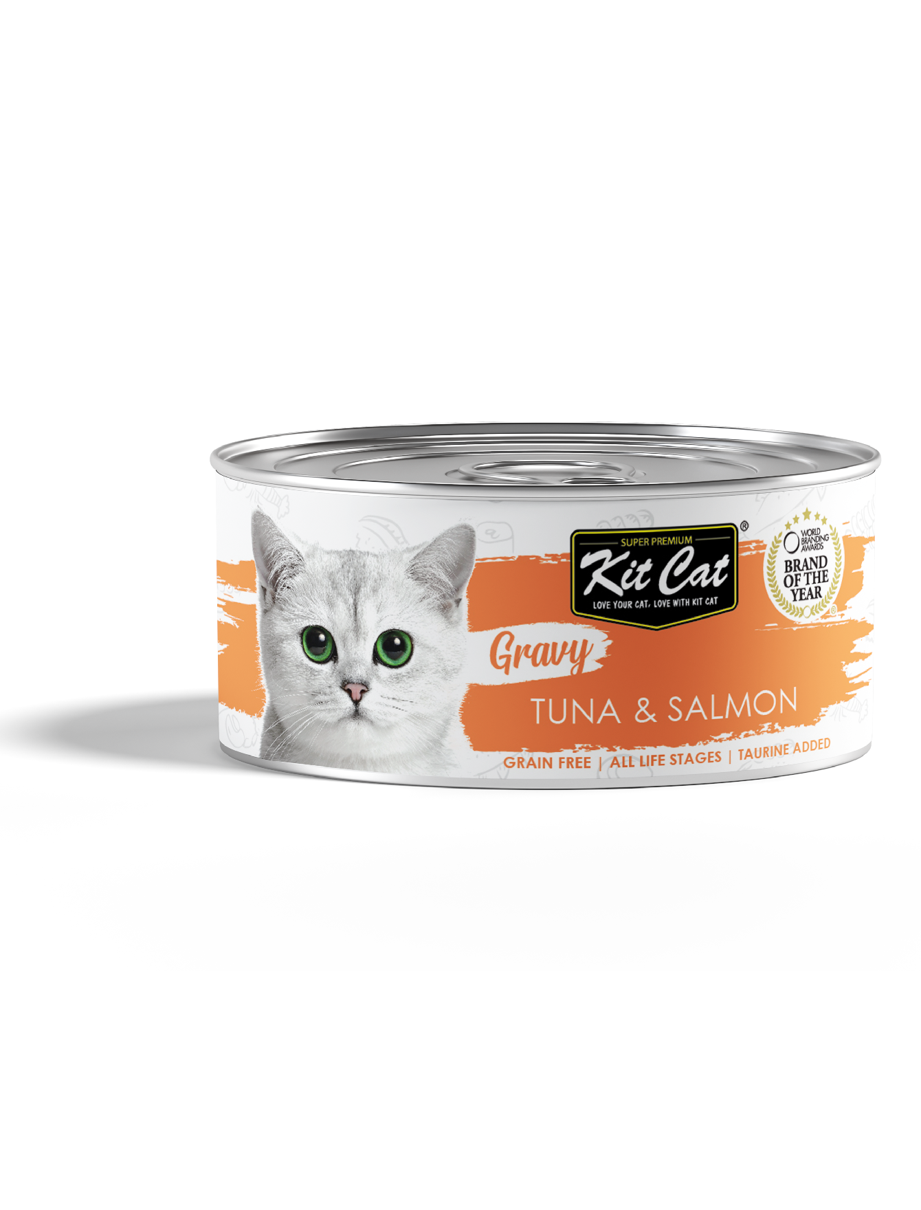 Kit Cat 70g Gravy Canned Tuna & Salmon Wet Cat Food image 2