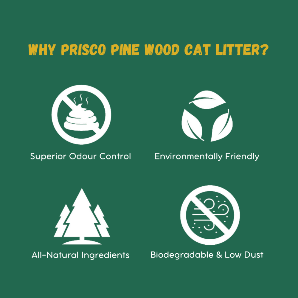 PRISCO PINE WOOD ORIGINAL 5KG CAT LITTER image 4