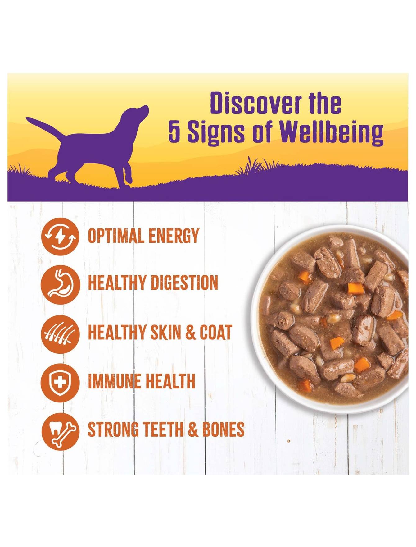 Wellness Stew Turkey with Barley & Carrots Wet Dog Food 354g image 4
