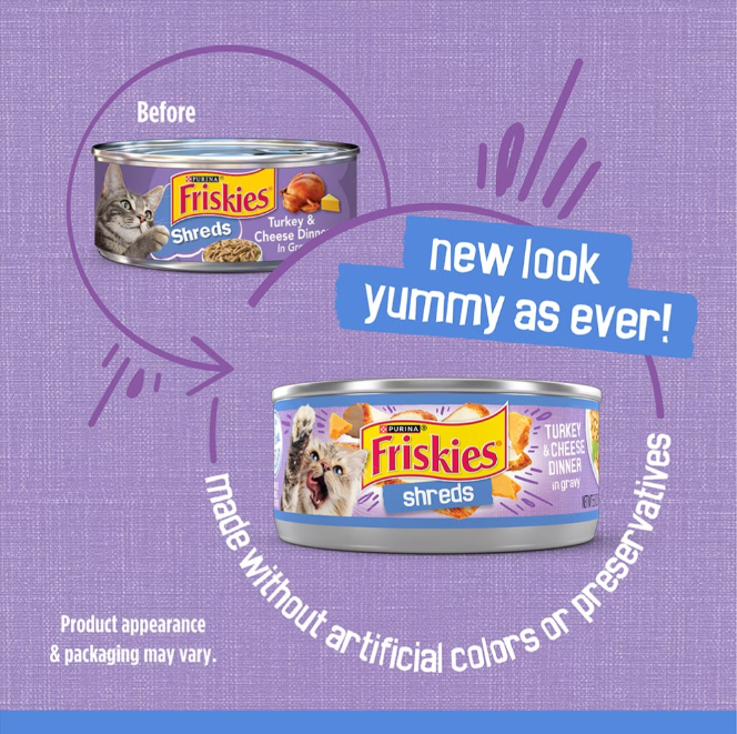 FRISKIES Cat 156g Turkey & Cheese Dinner Wet Cat Food image 3