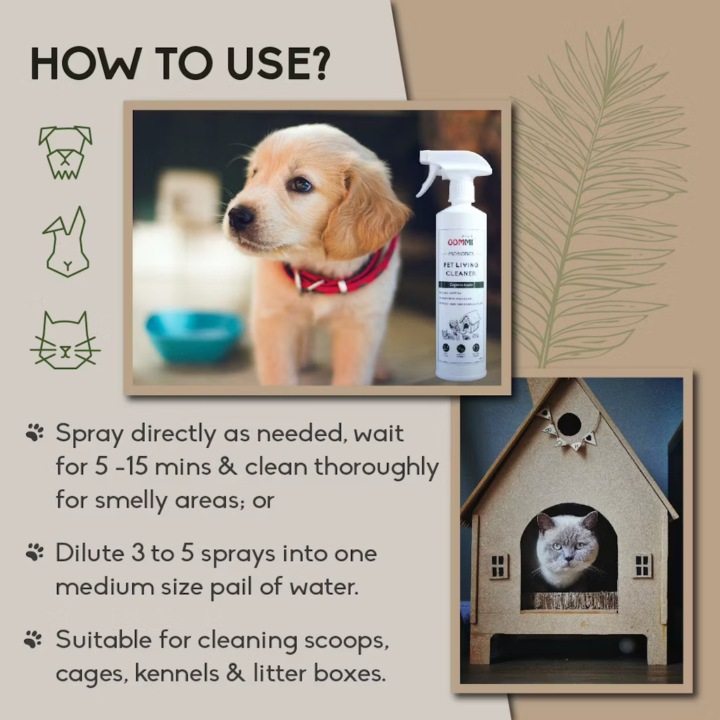OOMMI 500ml Probiotics Pet Living Cleaner image 6