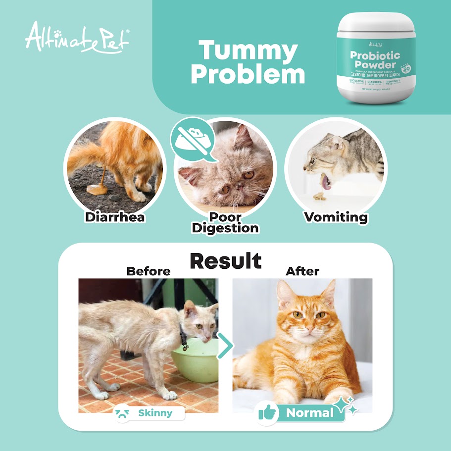 Altimate Pet Probiotic Powder Supplement For Cats Over 80 Servings (200g) (EXP: 01 Nov 2027) image 4