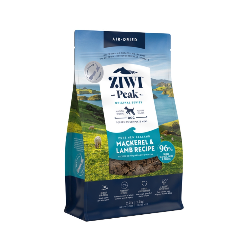 Ziwipeak Dog Original Series Mackerel & Lamb Air Dried Dry Dog Food image 2