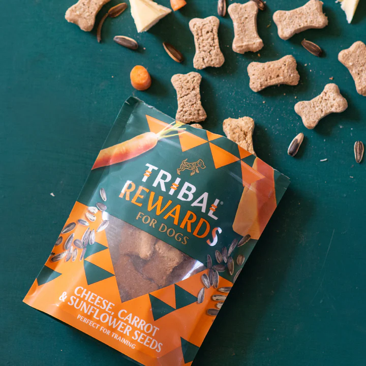 Tribal Rewards Cheese, Carrot & Sunflower Seeds 125g Dog Treats  image 2