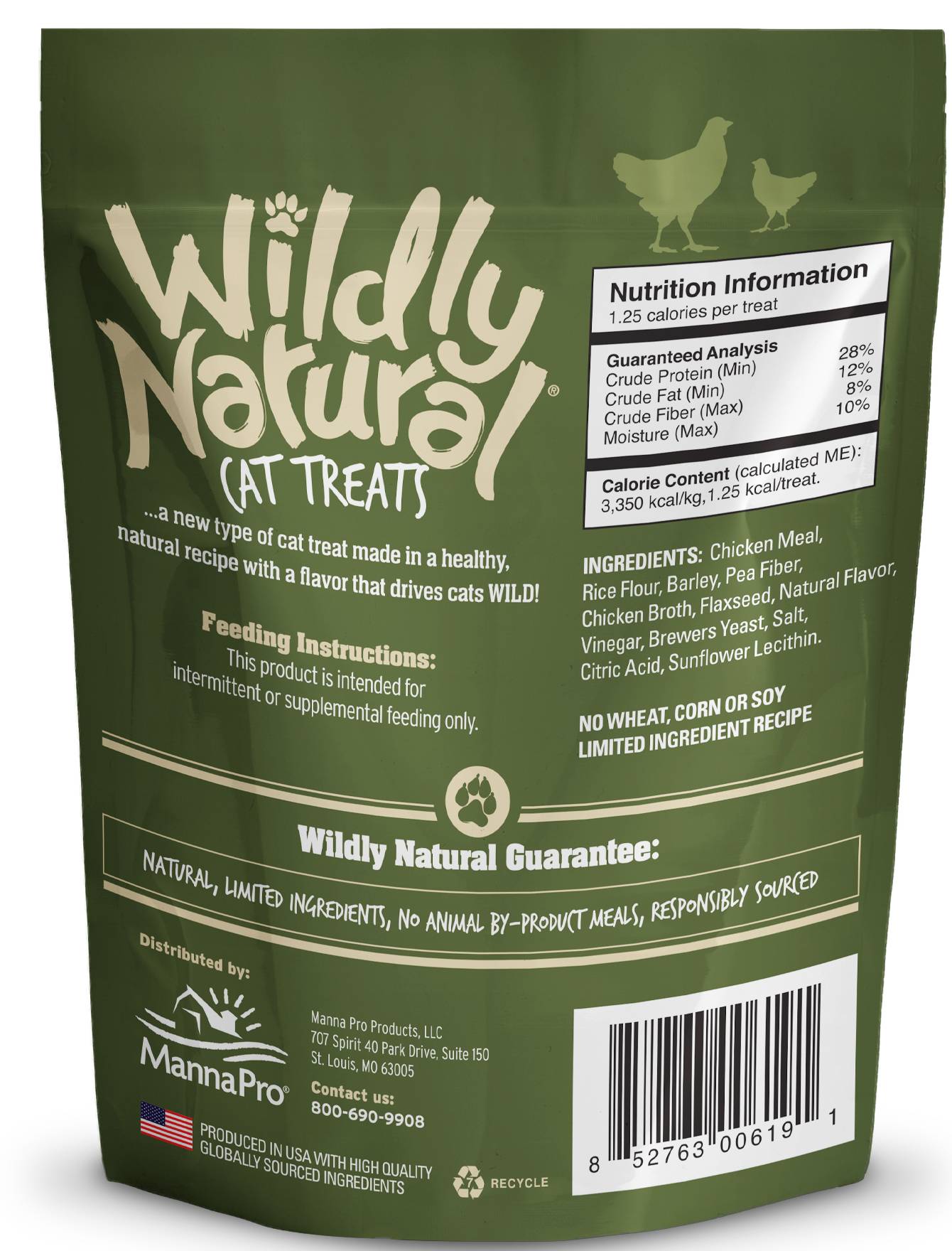 Fruitables Cat 2.5oz Wildly Natural Chicken Cat Treat image 3