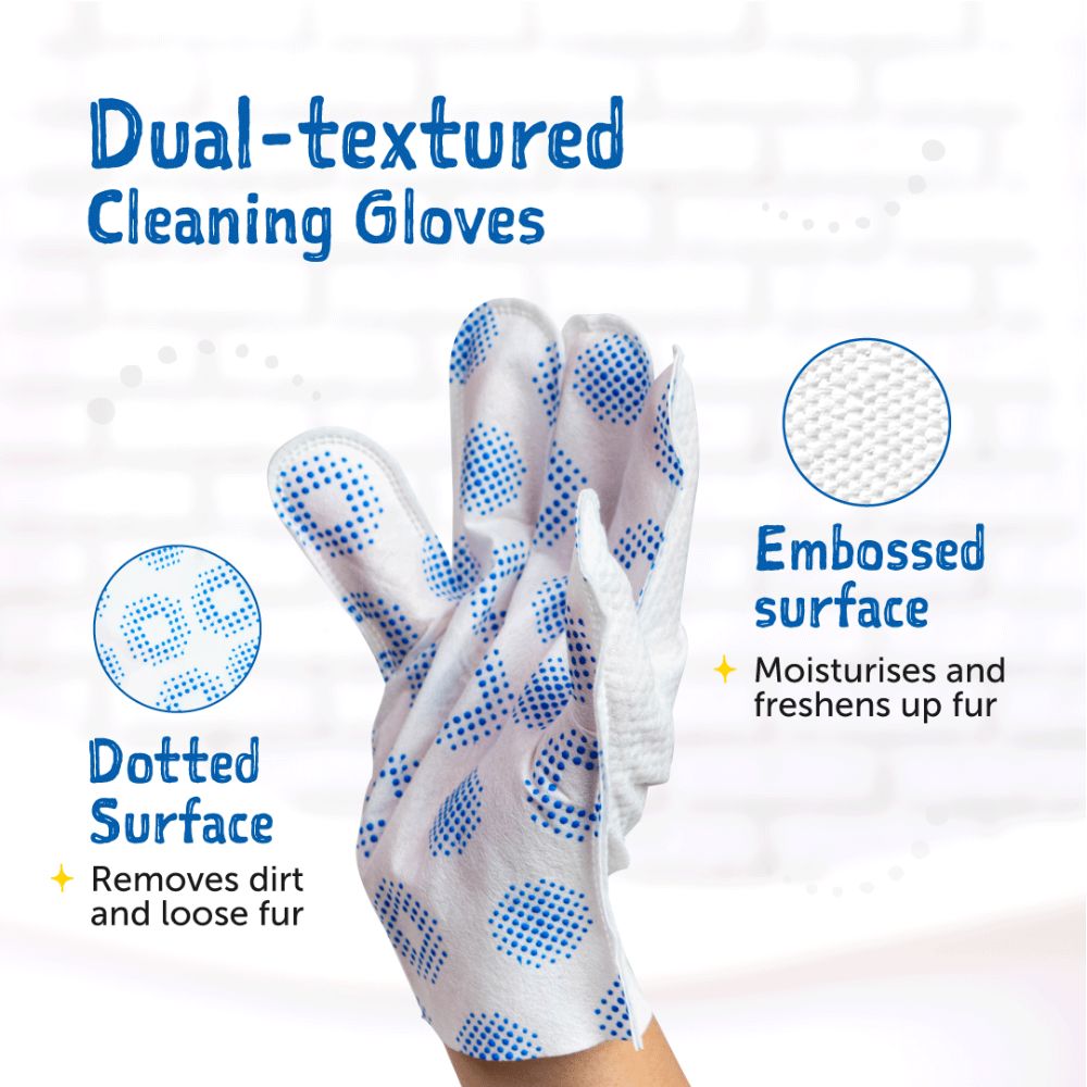 Loveabowl Dog Clean-A-Dog 10pcs Original Cica Pet Glove image 7