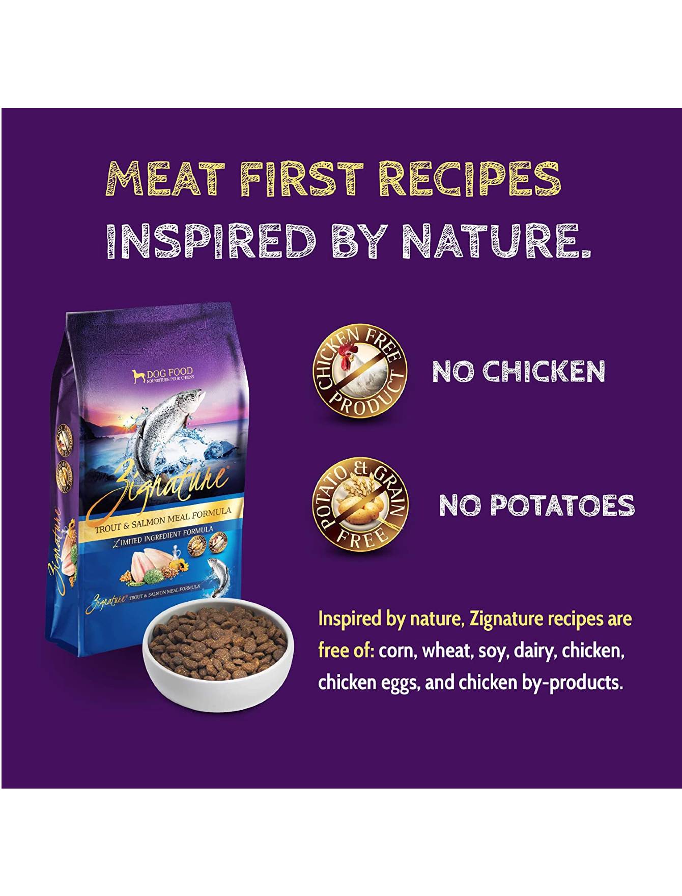 Zignature 5.7kg Trout and Salmon Meal Formula Dry Dog Food image 5