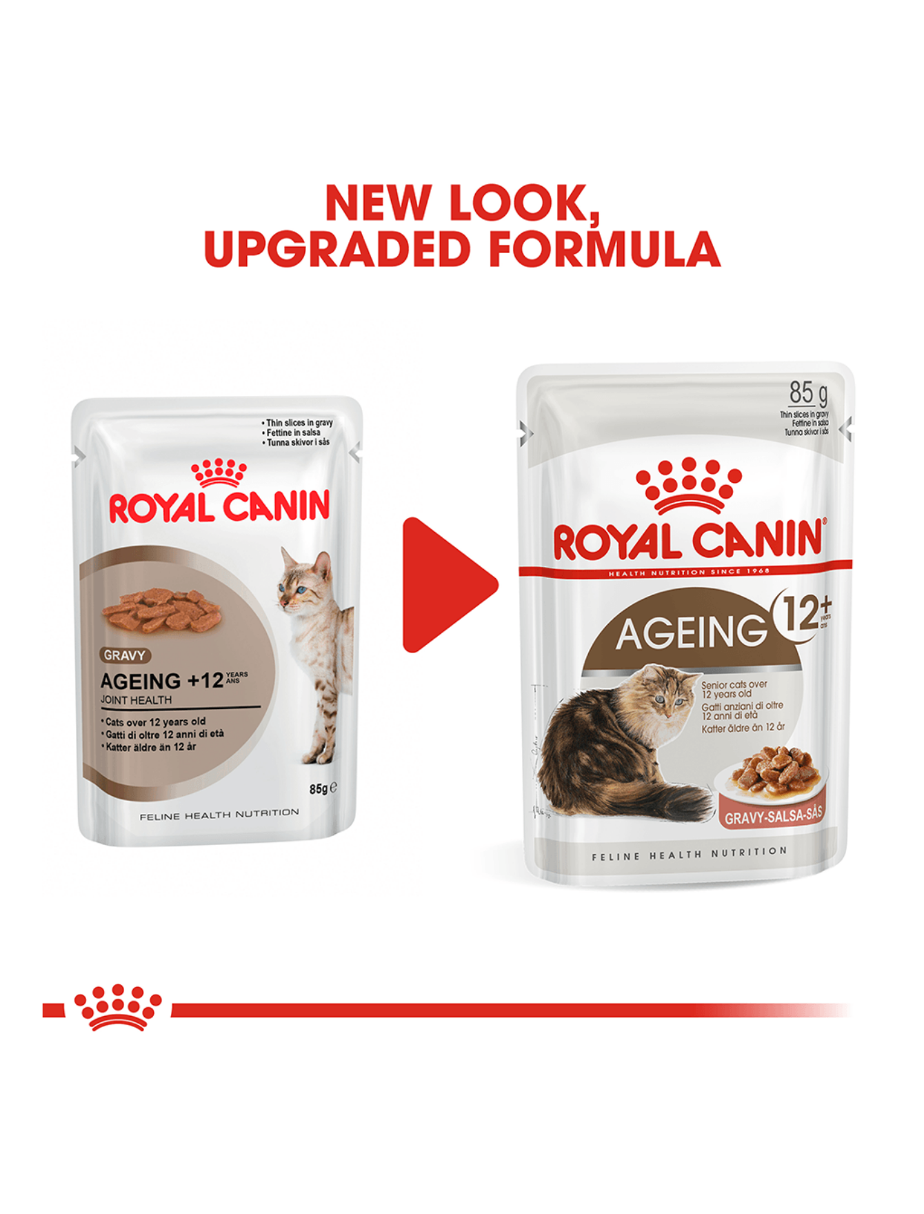 Royal Canin Cat 85g Ageing 12+ Gravy Wet Cat Food image 3