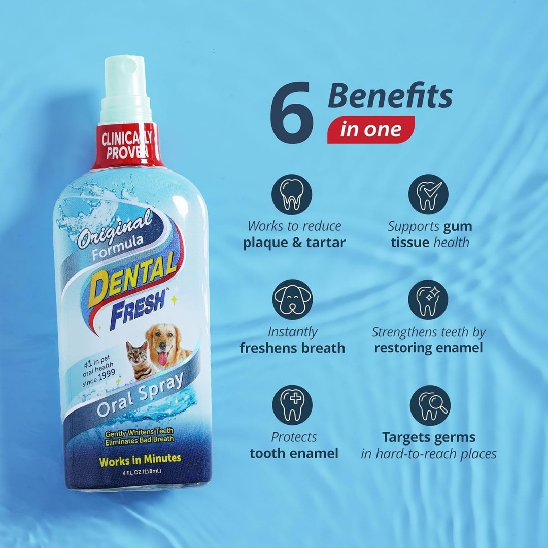Dental Fresh Oral Spray Original Formula For Dogs & Cats 118ml image 6