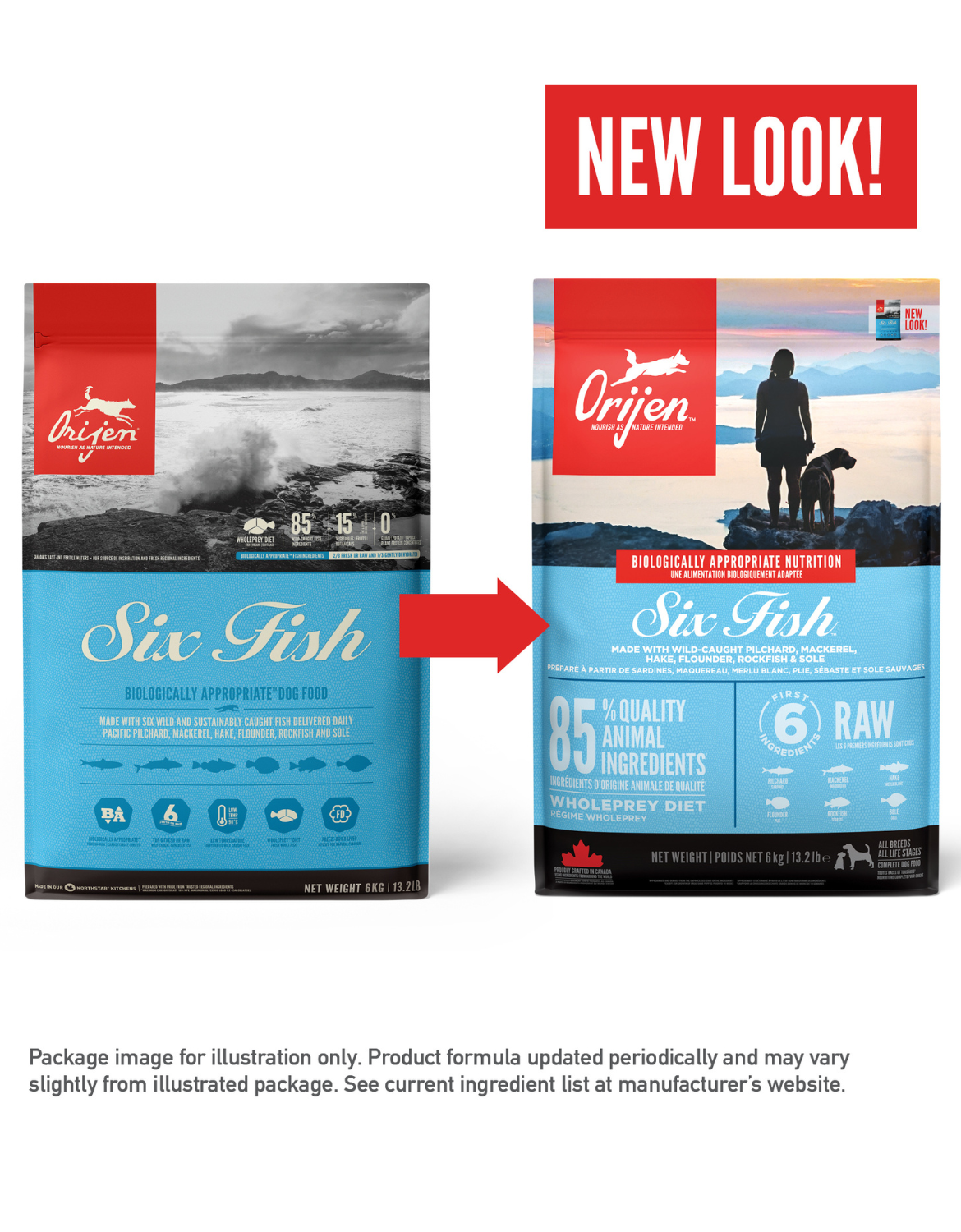 Orijen Dog 340g Six Fish Dry Dog Food image 6