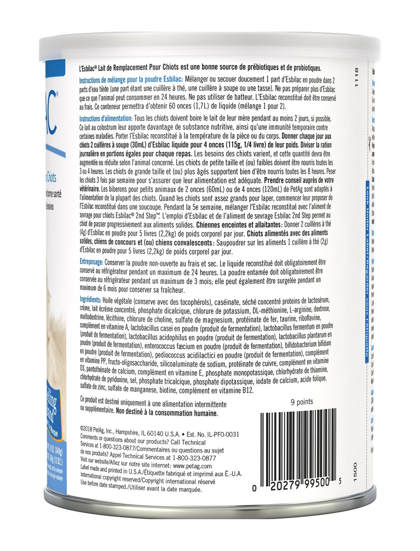 PetAg Esbilac Powder for Dogs 12oz image 3