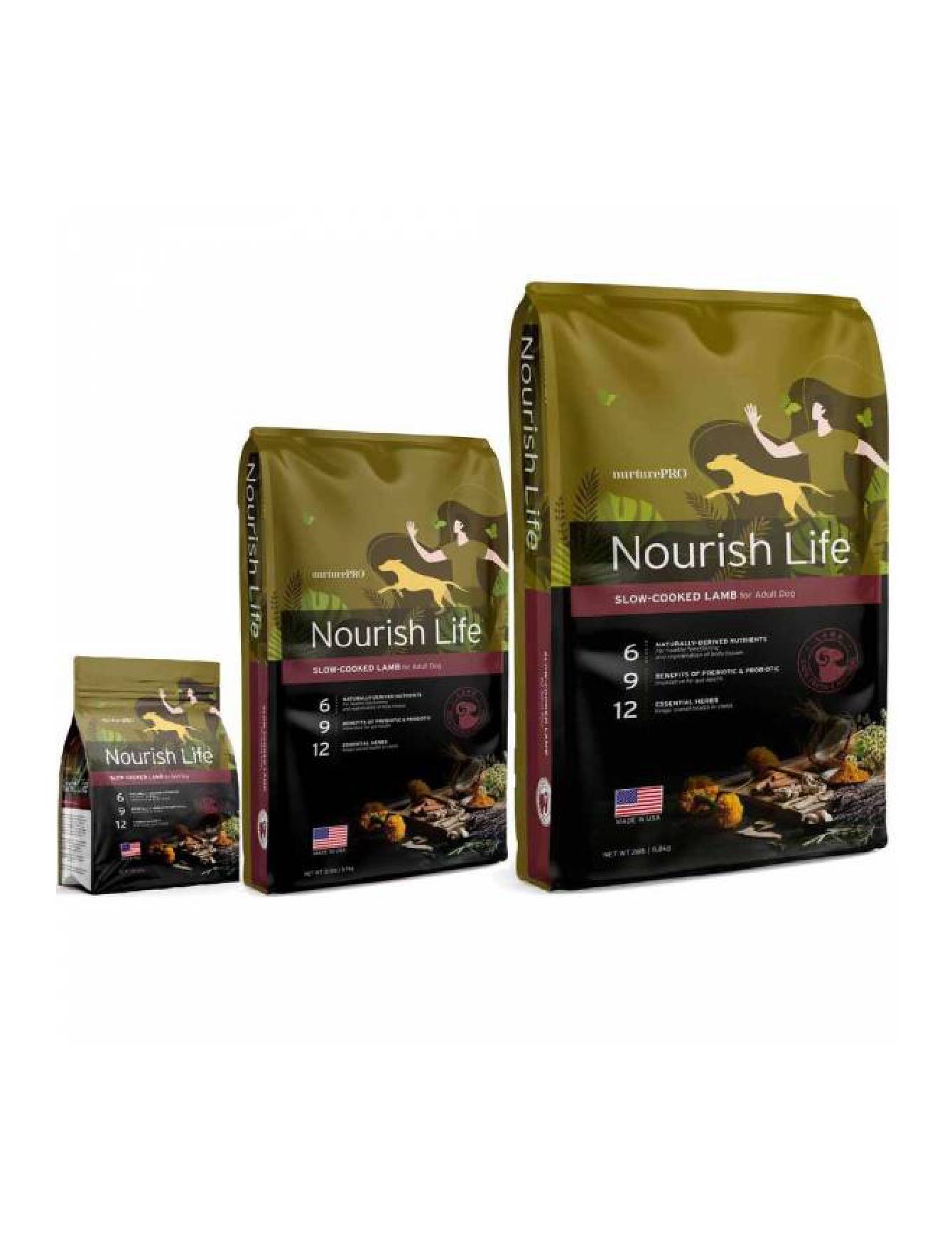 Nurture Pro Dog Nourish Life 300g Slow-cooked Lamb For Adult Dog Dry Dog Food image 3