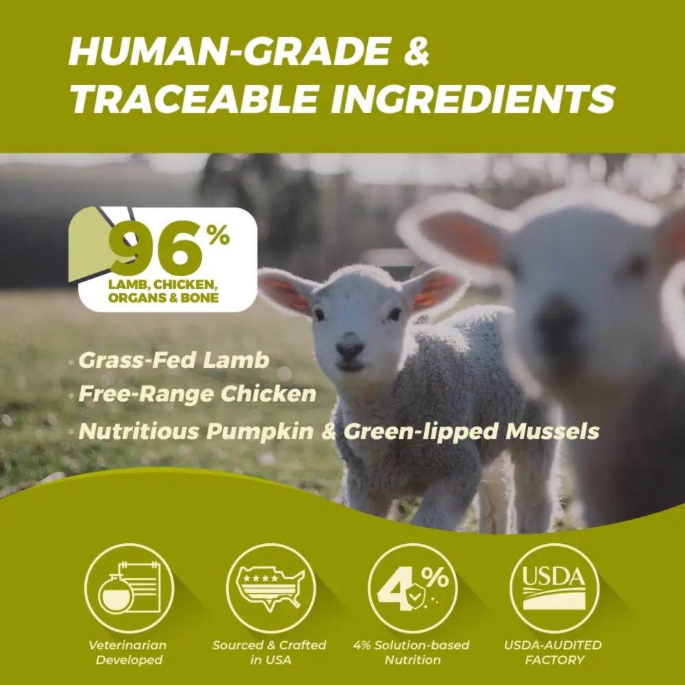 Furry Wonder SENSITIVE DIGESTION Freeze-dried Raw Lamb & Chicken Recipe For Cats 16oz (453g) image 7
