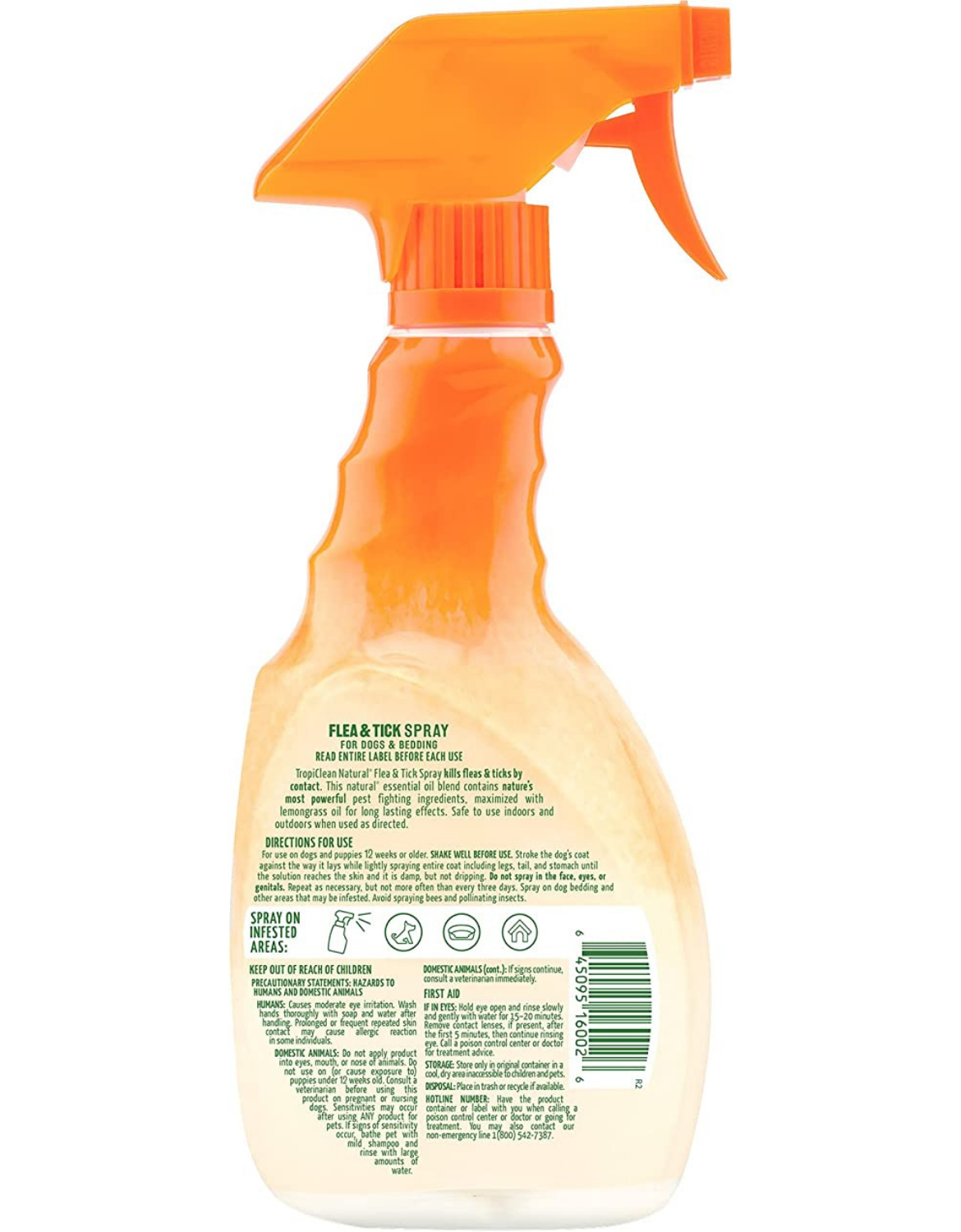 Tropiclean Natural Flea & Tick Dog & Bedding Spray 473ml image 2