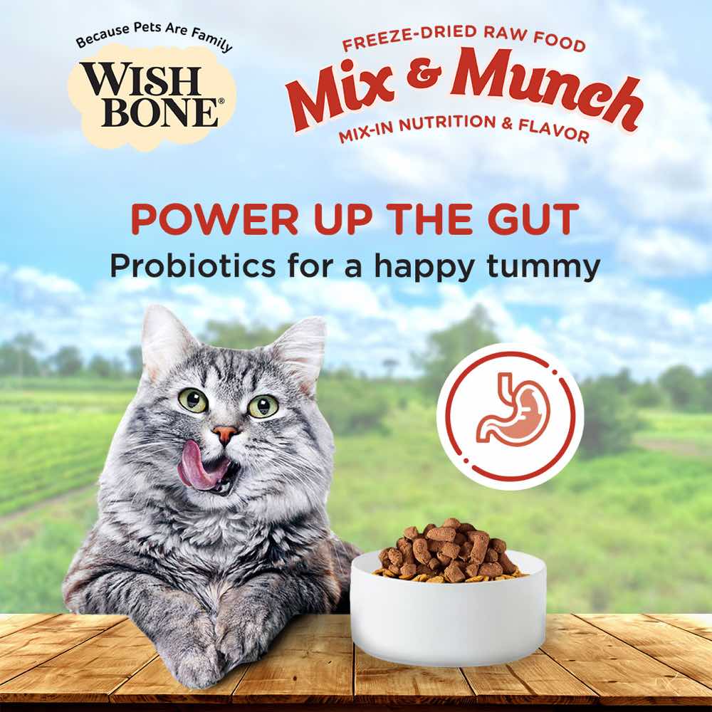 Wishbone Cat 350g Mix & Munch Beef and Venison Freeze Dried Raw Cat Food image 6