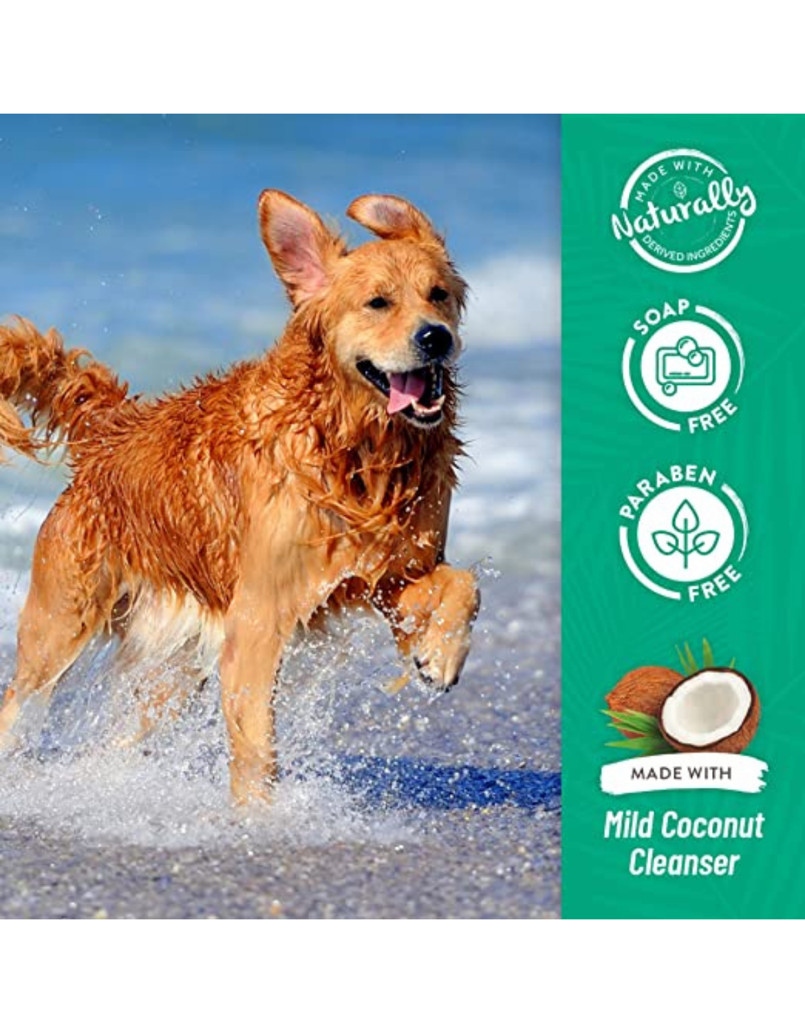 Tropiclean Whitening Pet Shampoo 355ml Awapuhi & Coconut image 5