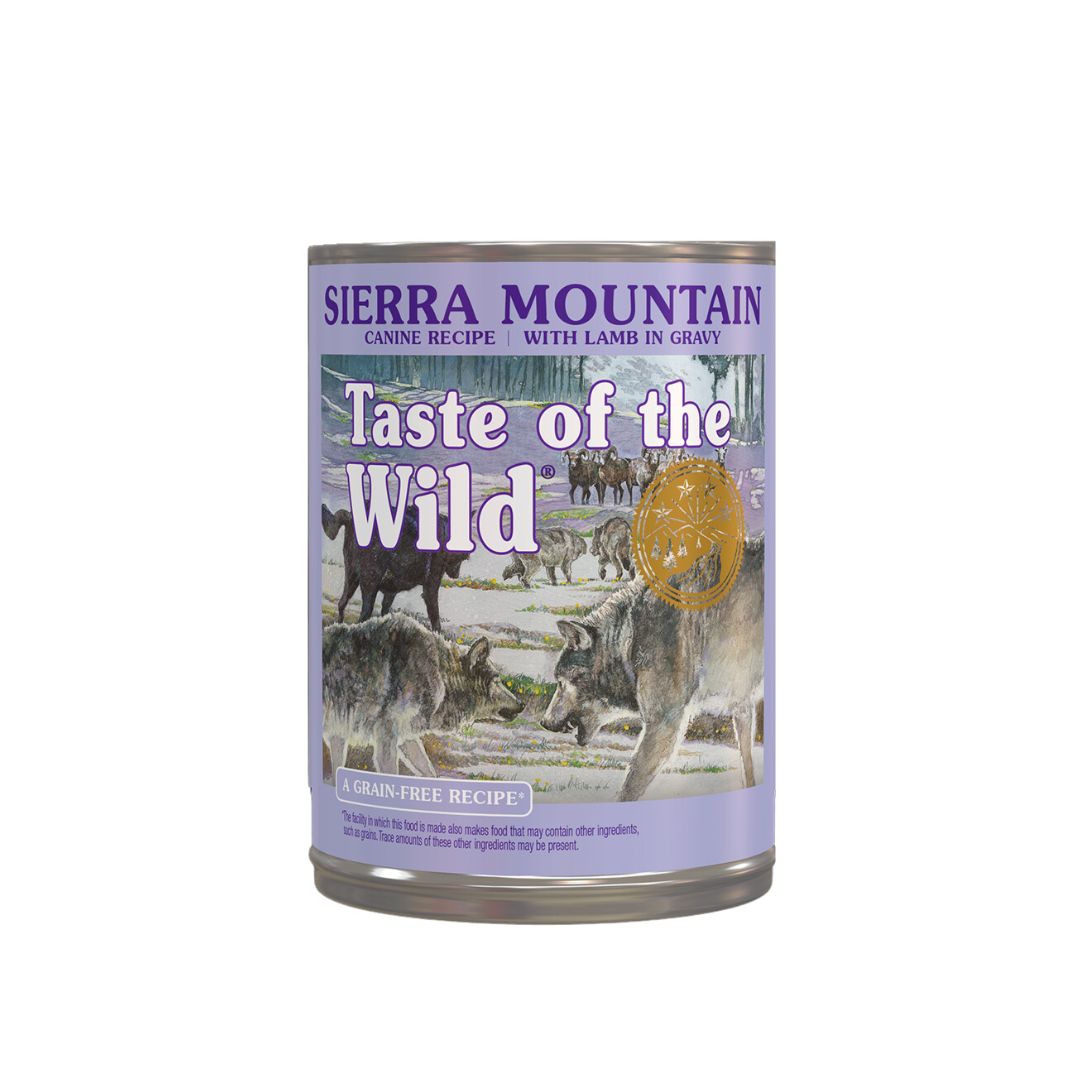 Taste of the Wild Dog 390g Sierra Mountain with Lamb in Gravy Wet Canned Food image 1
