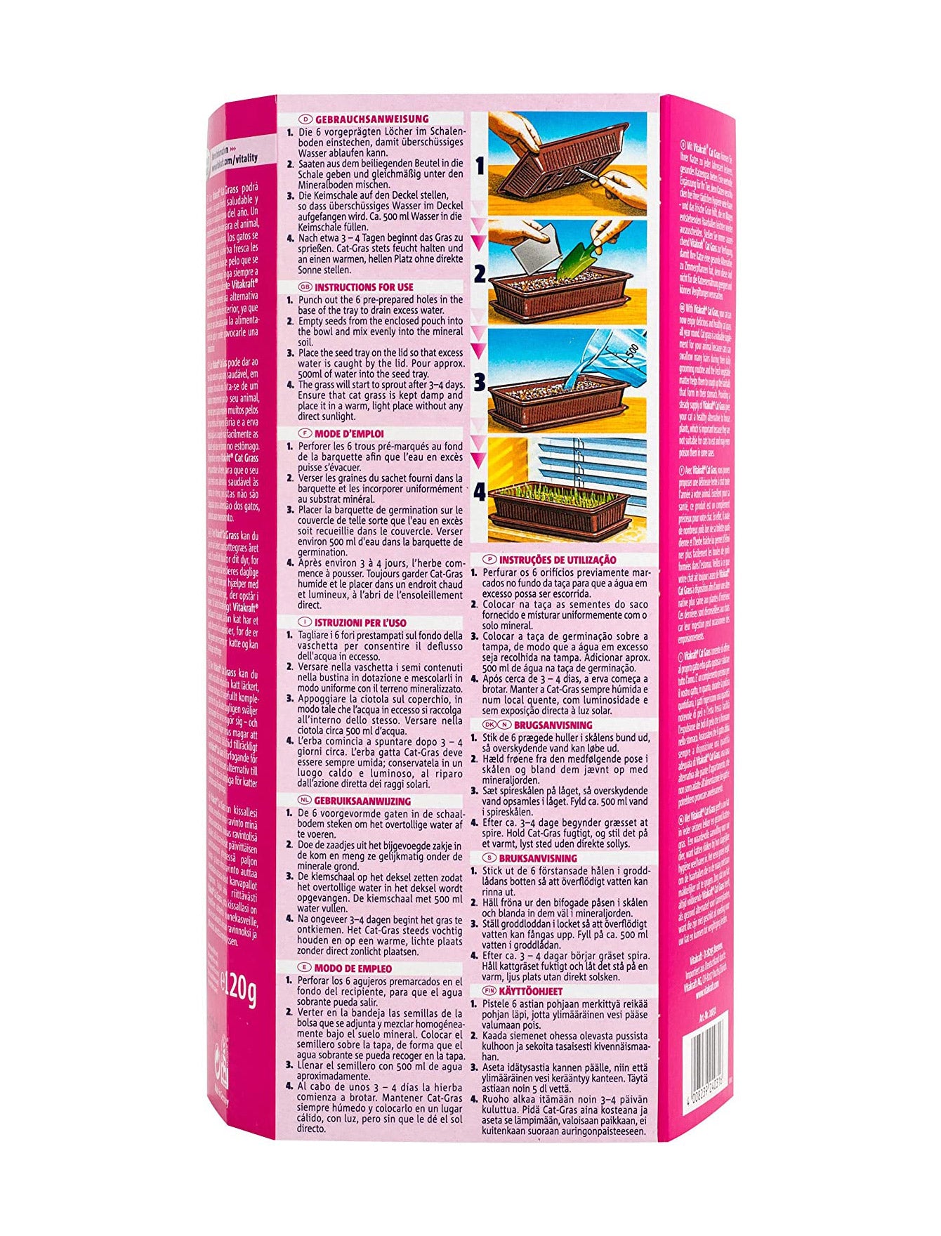 Vitakraft Cat 120g Cat Grass image 2