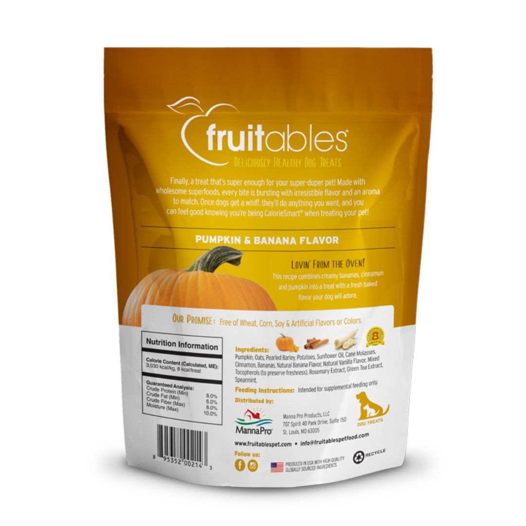 Fruitables Dog 7oz Pumpkin & Banana Treats image 4