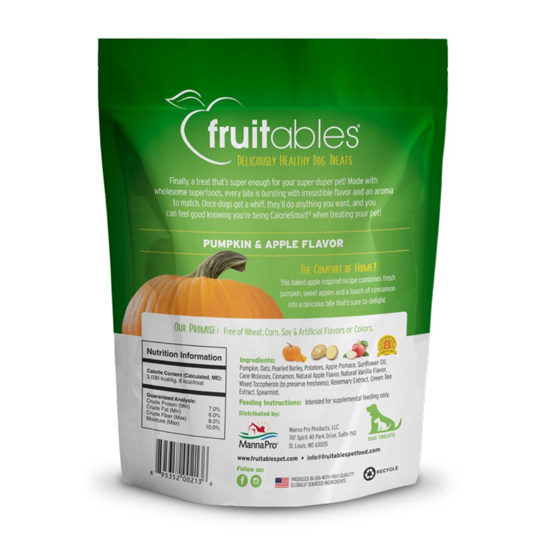 Fruitables Dog 7oz Pumpkin & Apple Dog Treats image 4