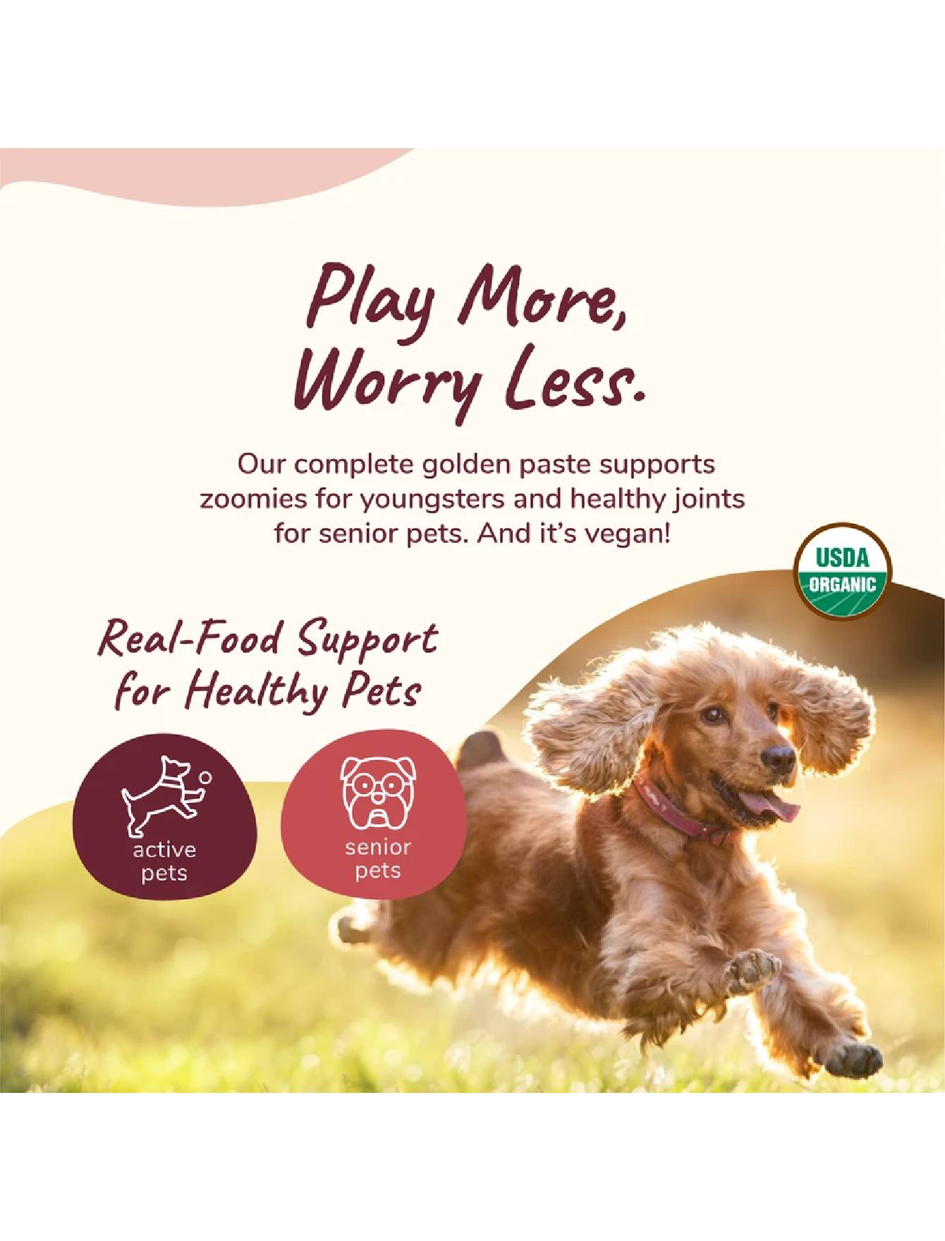 Kin+Kind 236g Organic Healthy Hip & Joint Supplement for Dogs & Cats image 2