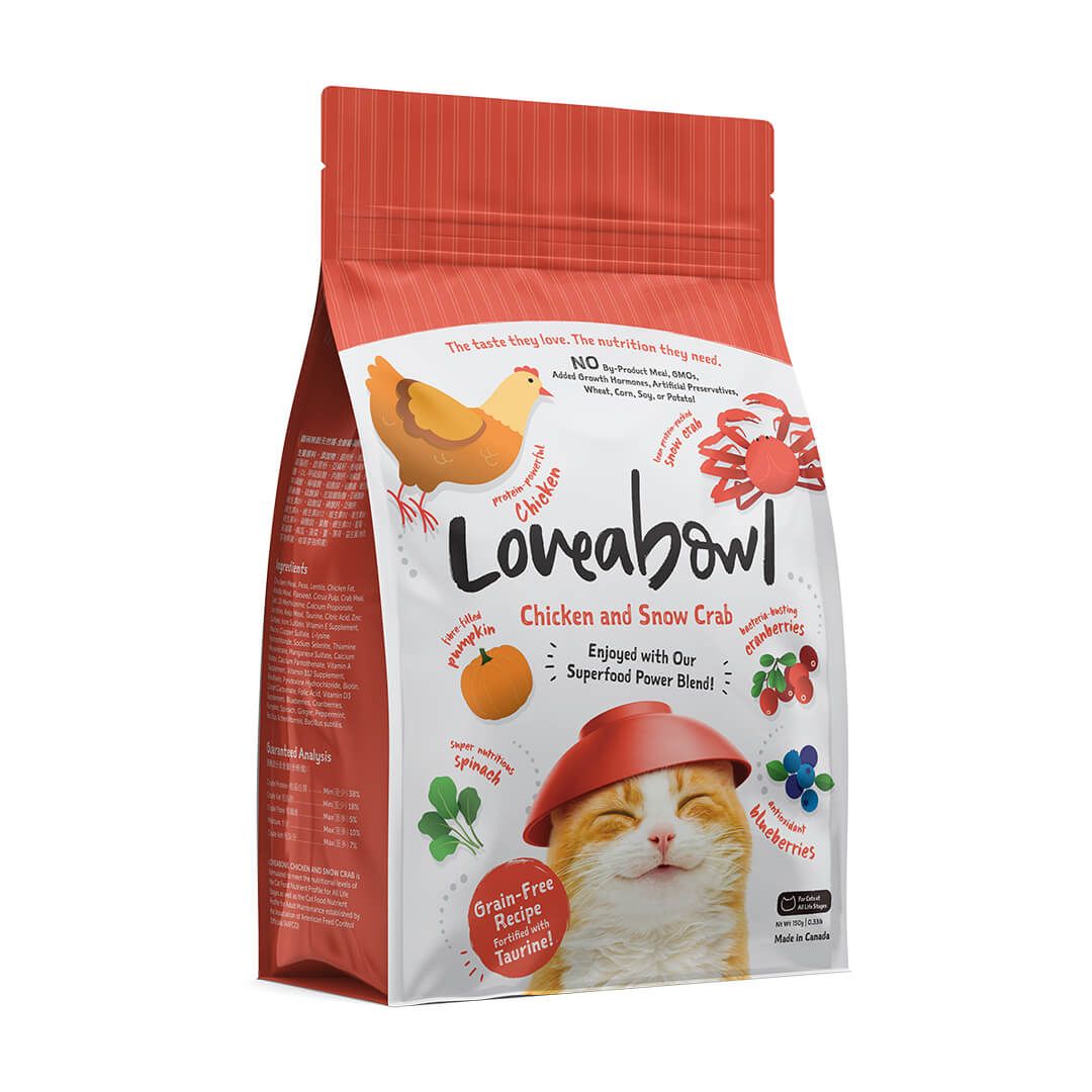 Loveabowl Cat Chicken & Snow Crab Cat Dry Cat Food image 2