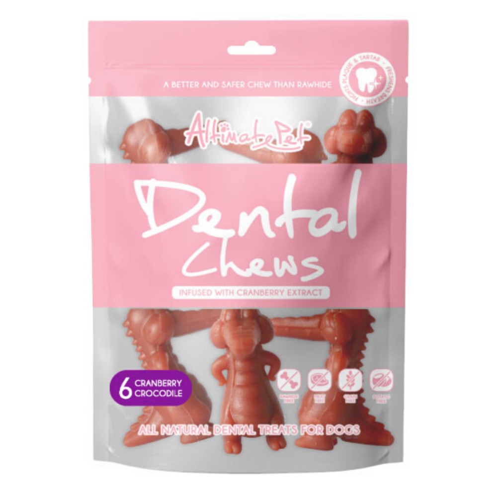 Altimate Pet Dental Chews Cranberry Crocodile 150g (6pcs) image 2