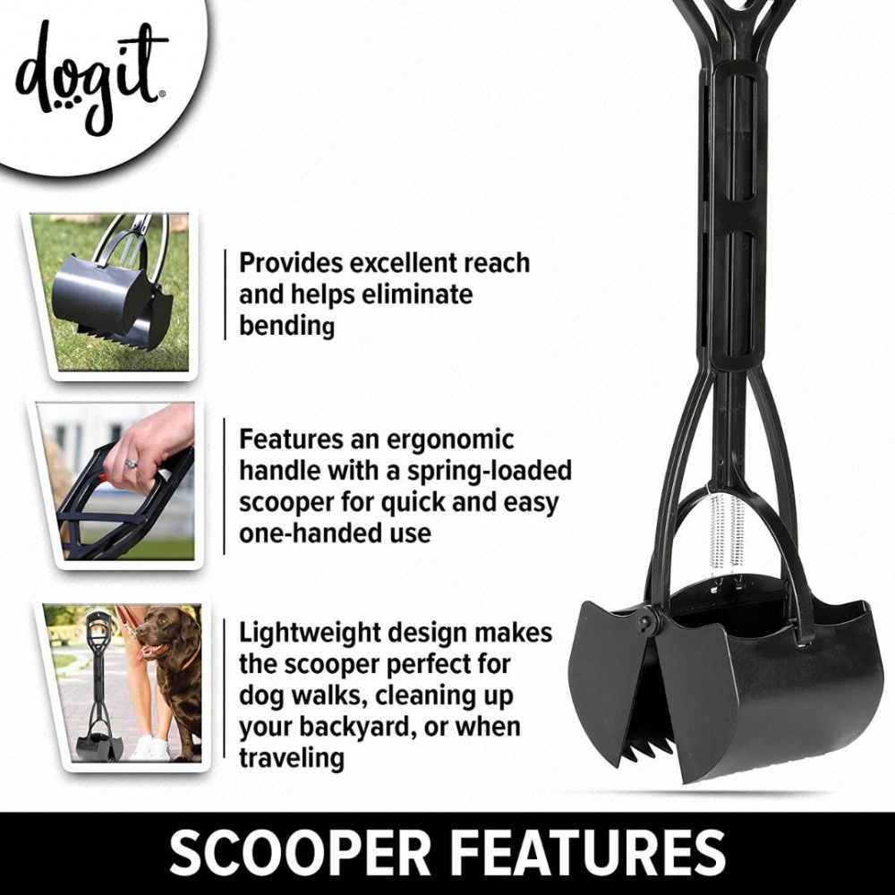 Dogit Waste Jaw Scooper Grass (64cm 25.5in) image 5