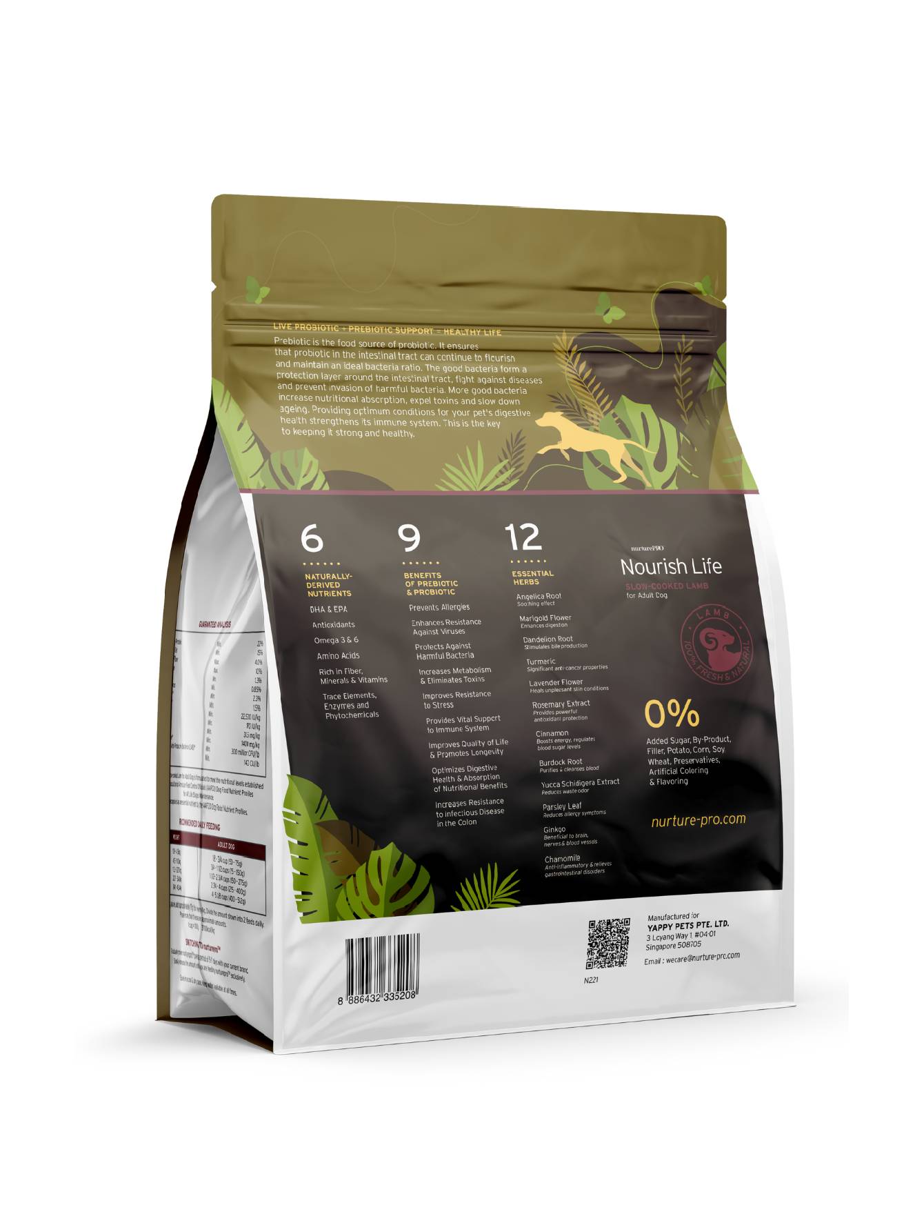 Nurture Pro Dog Nourish Life 300g Slow-cooked Lamb For Adult Dog Dry Dog Food image 2