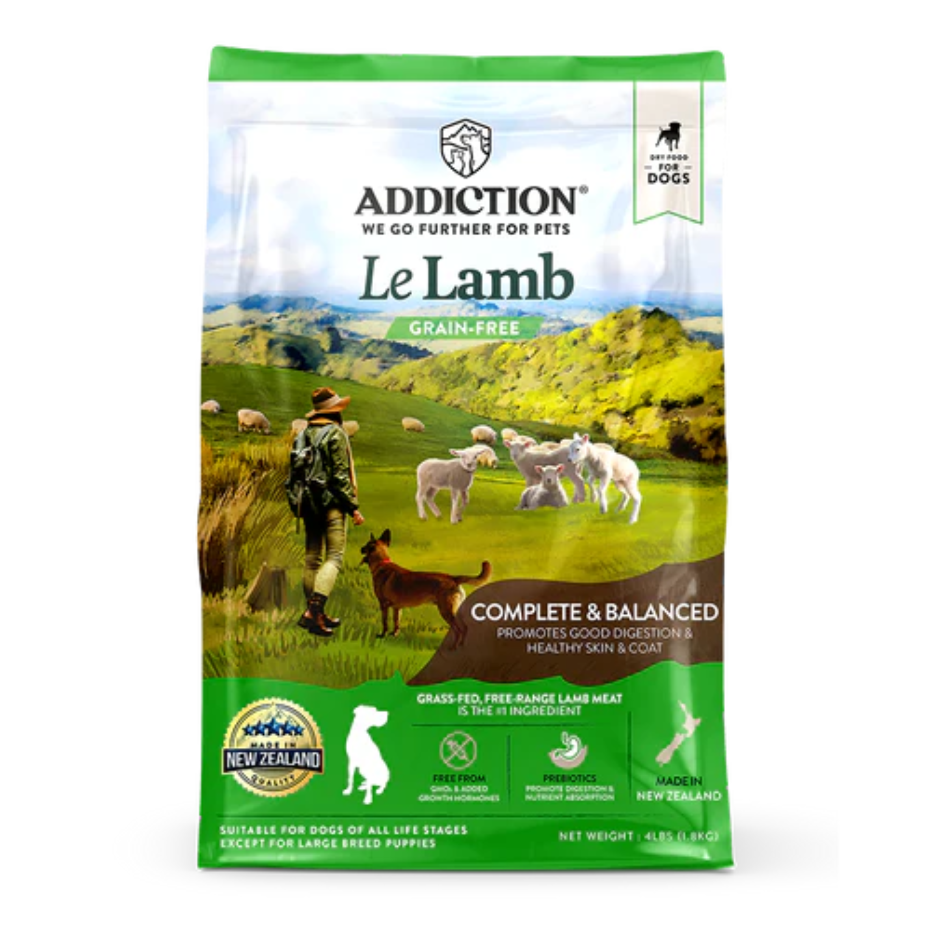 Addiction Dog 1.8kg Grain Free Le Lamb Dry Dog Food image 10