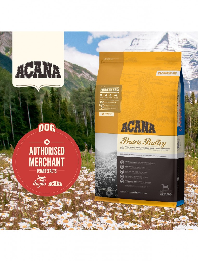Acana Dog Classic 2kg Prairie Poultry Dry Dog Food image 5