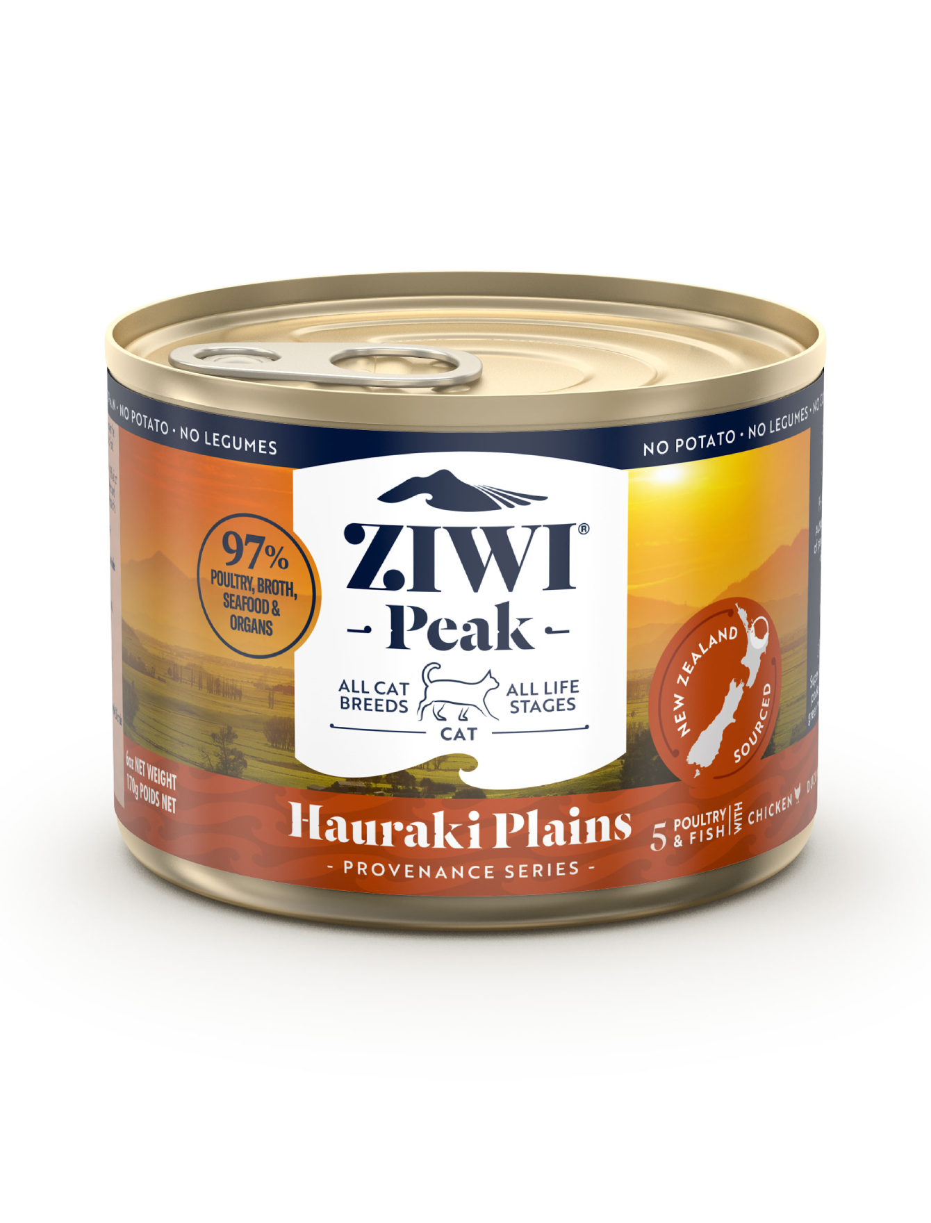 Ziwipeak Cat Provenance Series 85g Hauraki Plains Wet Cat Food image 2