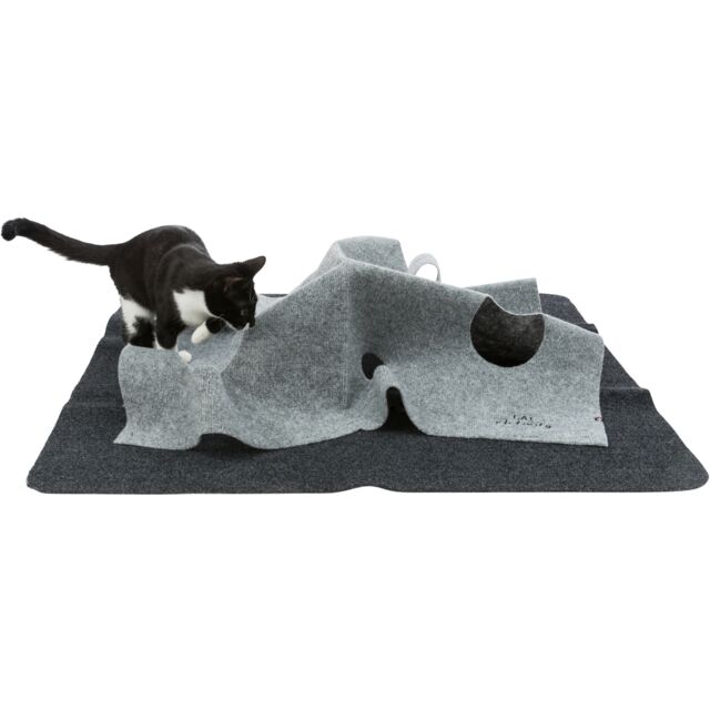 Trixie Activity Adventure Carpet for Cats 99 x 99 cm Polyester Grey image 7