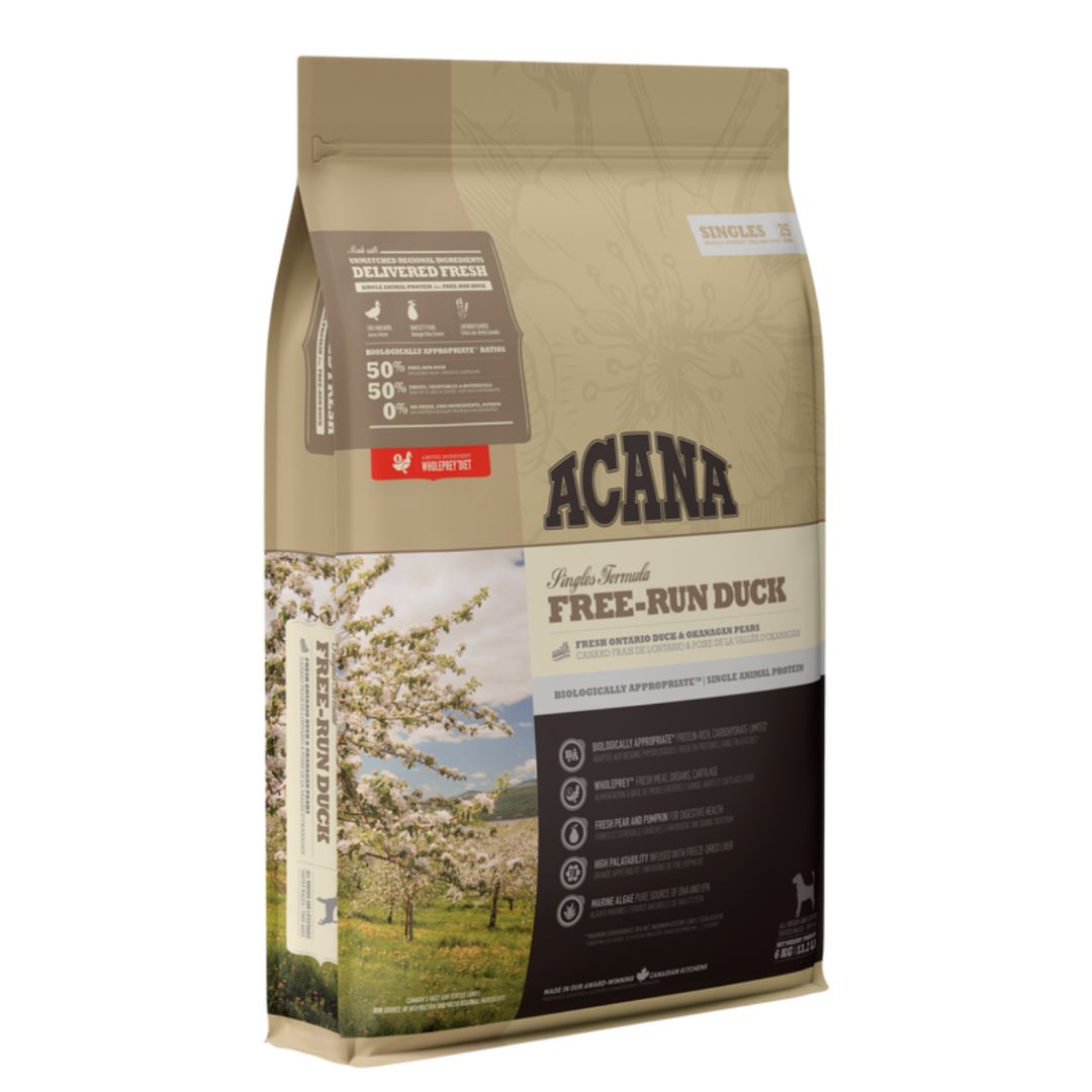 Acana Dog Singles Free-Run Duck Dry Dog Food image 2