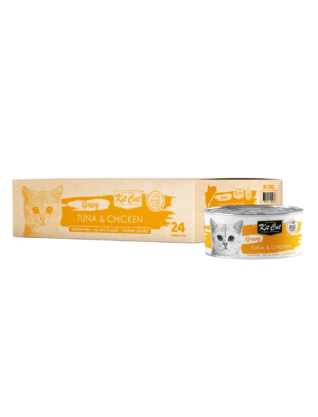 Kit Cat 70g Gravy Canned Tuna & Chicken Wet Cat Food image 3