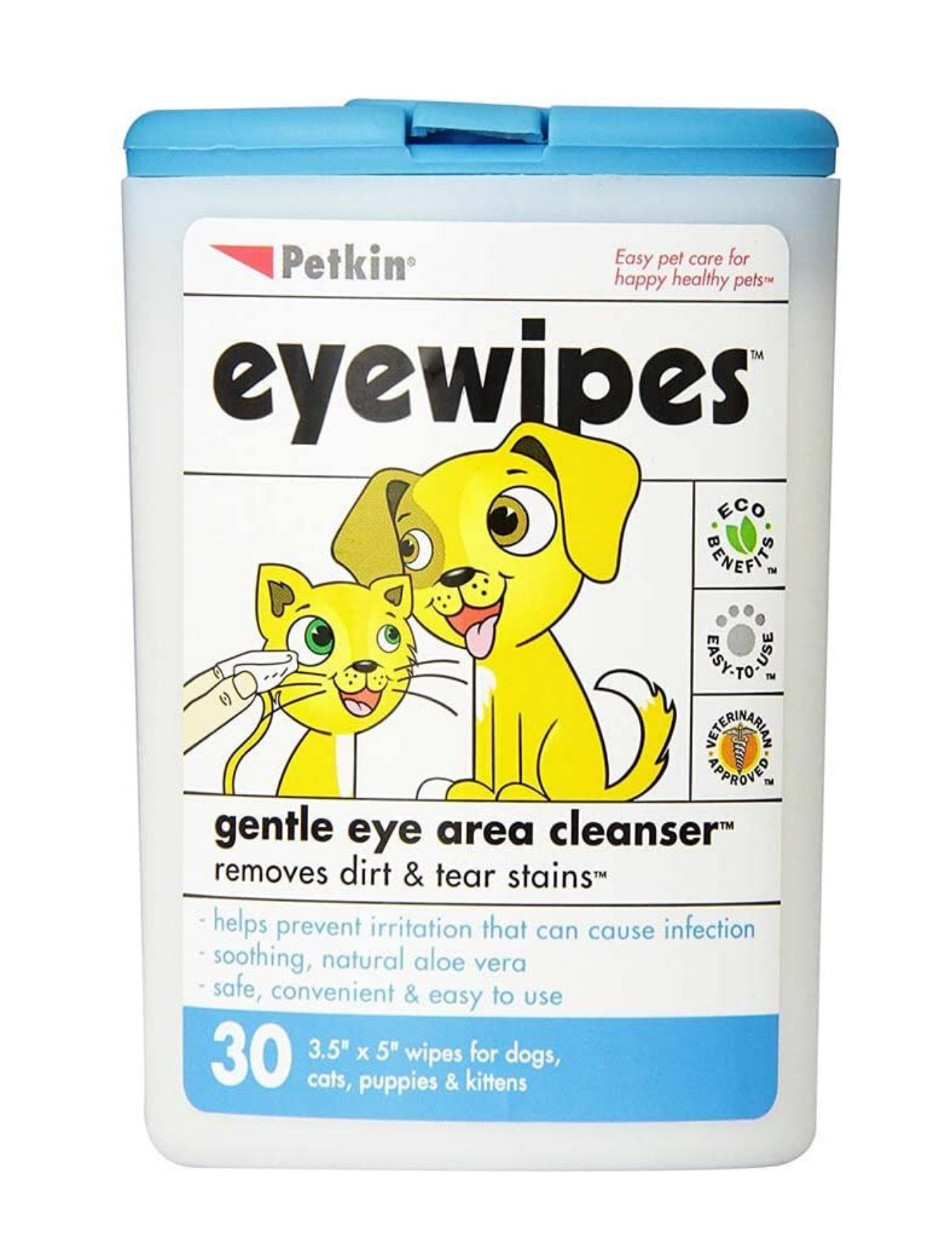 Petkin Eye wipes For Pet 30ct image 2