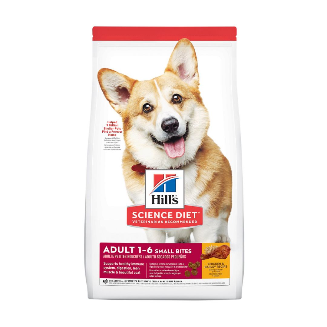 Hill's Science Diet Canine Adult Small Bites Chicken & Barley Recipe Dry Dog Food image 4
