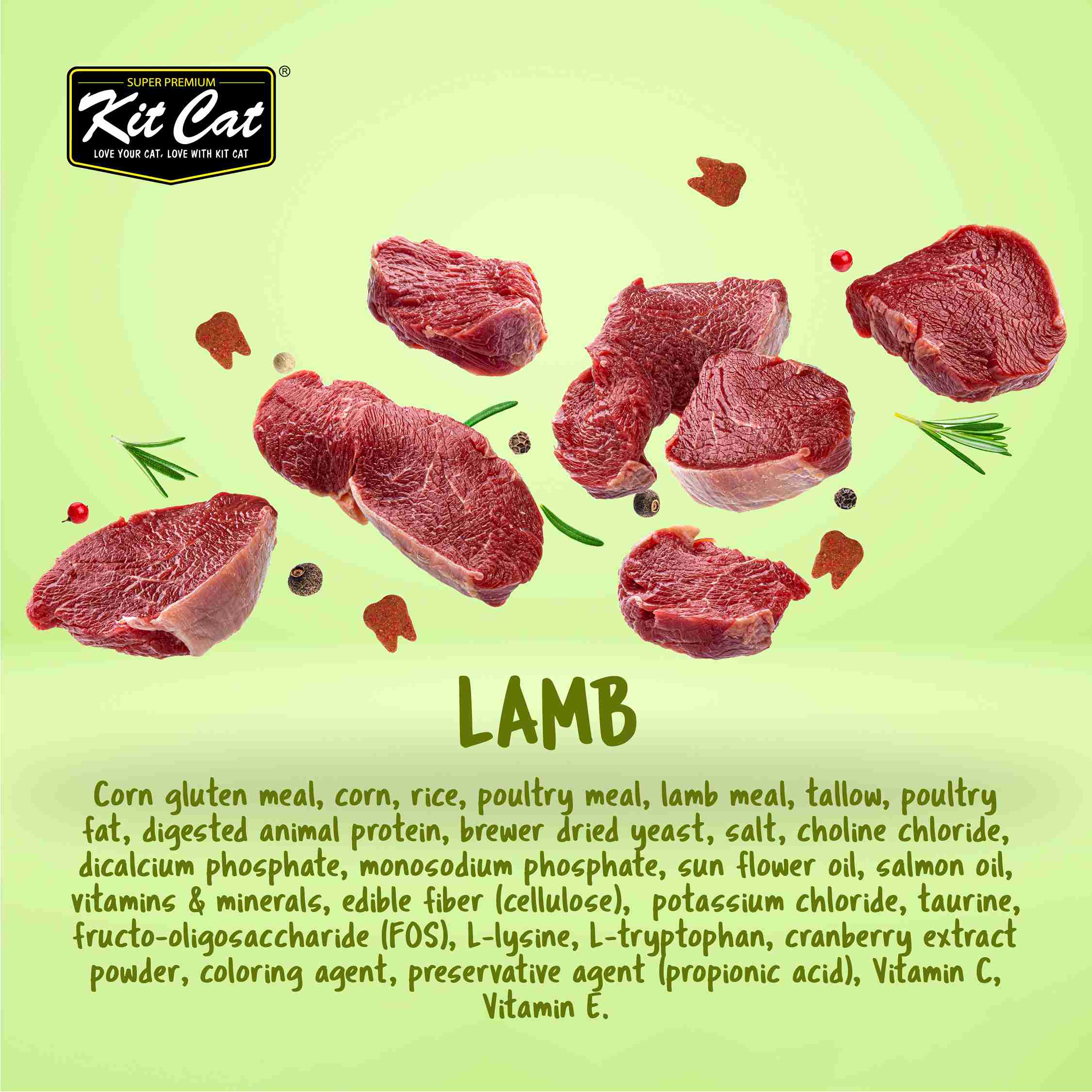 Kit Cat 60g Cranberry Crisps Lamb Cat Treats image 2