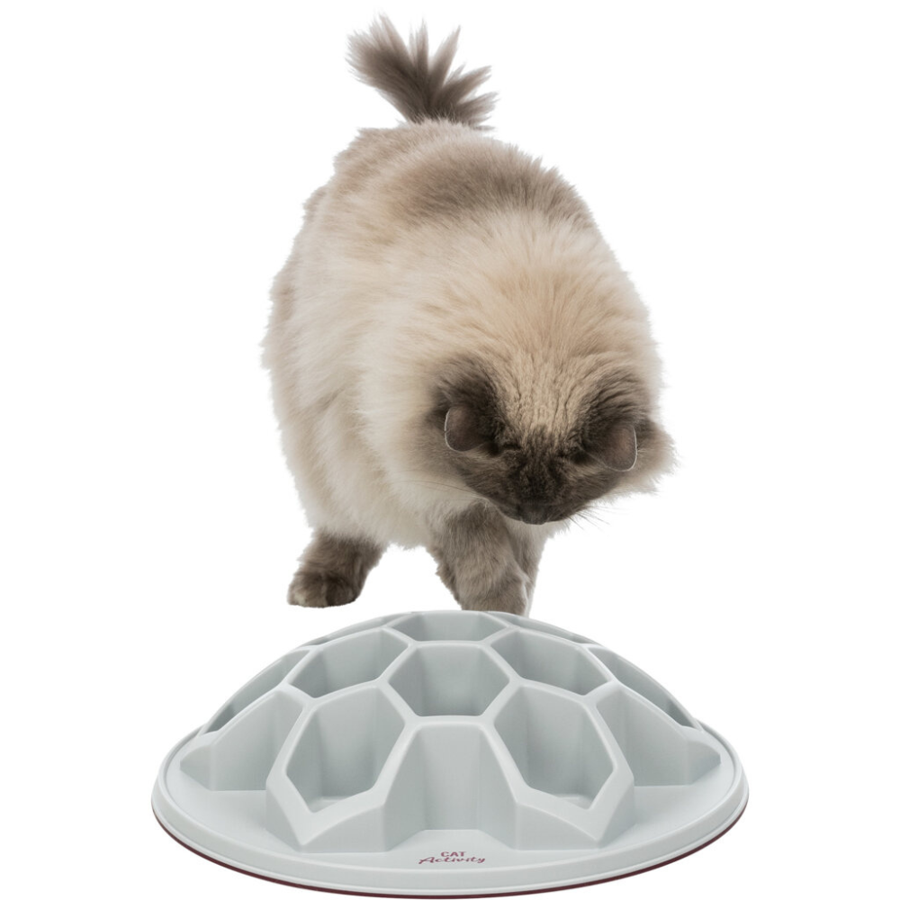 Trixie Cat Activity Snack Hive XXL Strategy Game, ø 35 cm, Light Grey image 4