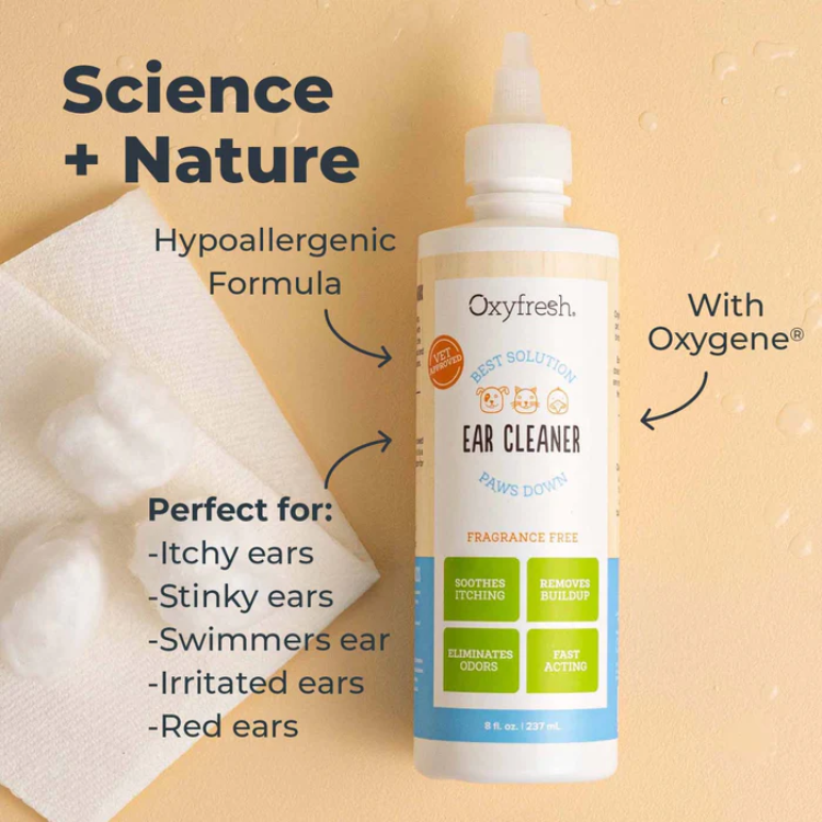 Oxyfresh 30ml (1oz) Advanced Ear Cleaner for Dogs & Cats image 3