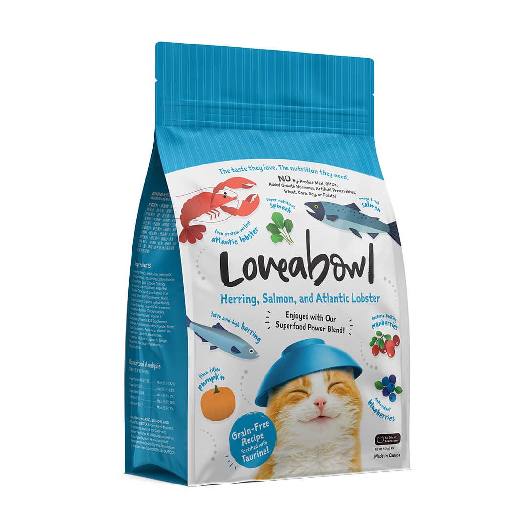 Loveabowl Cat Herring Salmon and Atlantic Lobster Dry Cat Food image 4