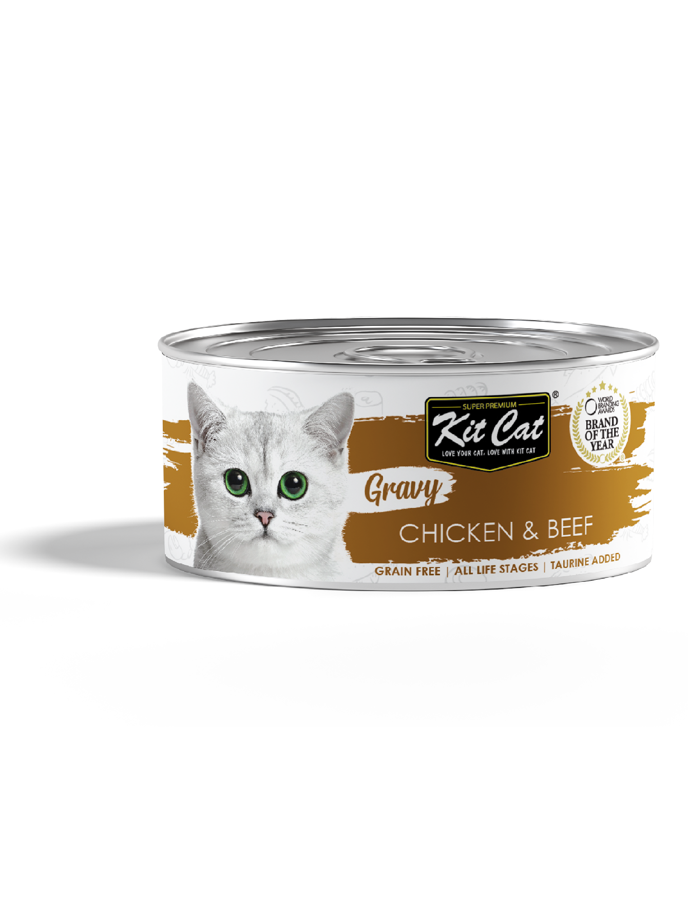 Kit Cat 70g Gravy Canned Chicken & Beef Wet Cat Food (EXP: 09 Apr 2028) image 2