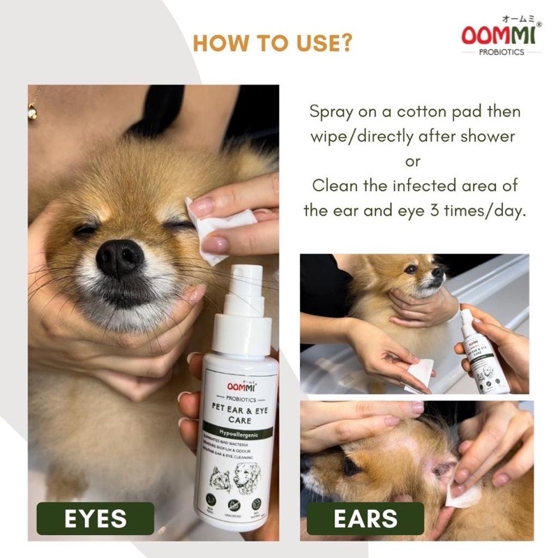 OOMMI 60ml Probiotics Ear & Eye Care image 5