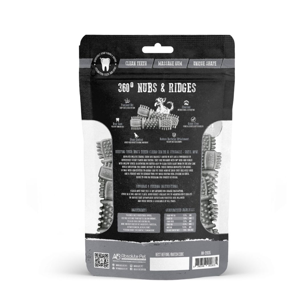 Absolute Holistic Dental Chew Value Pack 2.5" (18pcs) Charcoal 160G image 2